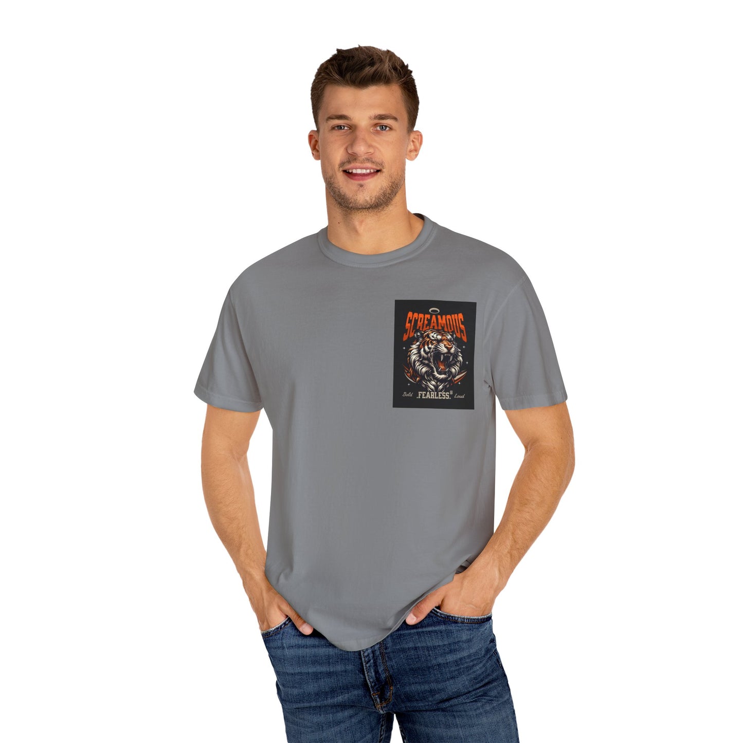 Empowering Tiger Graphic T-Shirt - Unisex Vintage Style Tee for Positive Vibes, Perfect Gift for Hope and Motivation