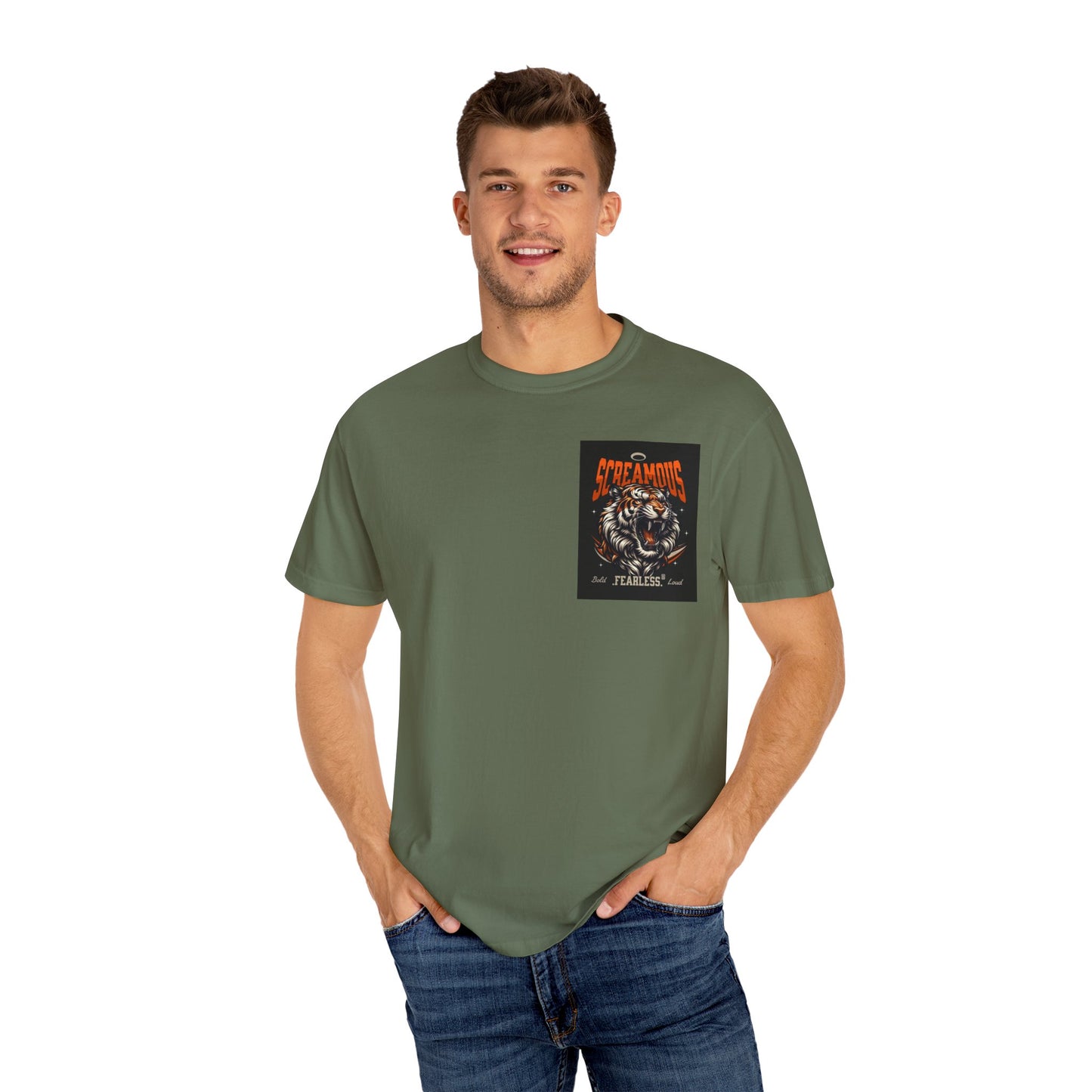 Empowering Tiger Graphic T-Shirt - Unisex Vintage Style Tee for Positive Vibes, Perfect Gift for Hope and Motivation