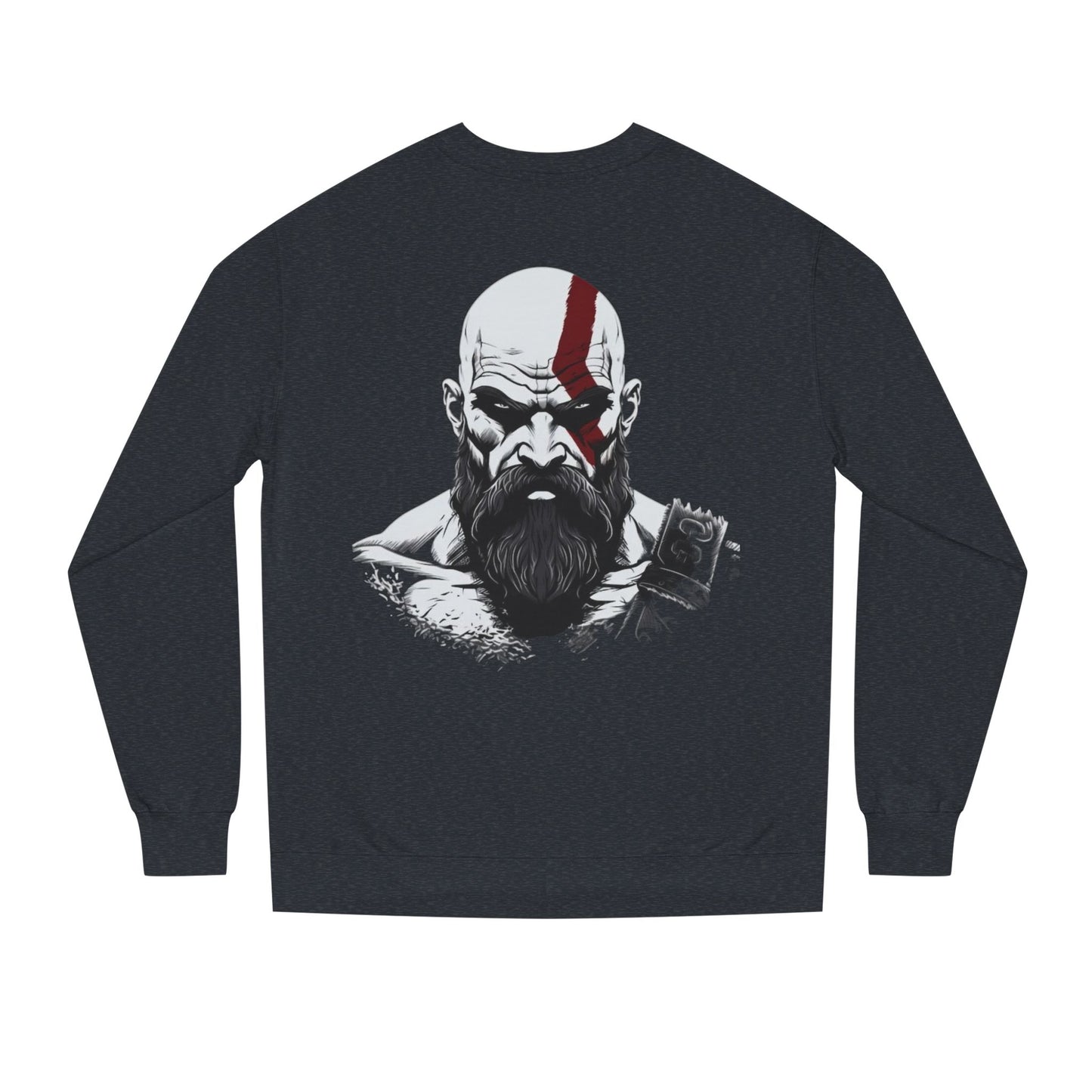 Inspirational Crew Neck Sweatshirt,Kratos Design, Motivation Gift, Unisex Sweatshirt, Gamer Apparel, , Cozy Casual Wear
