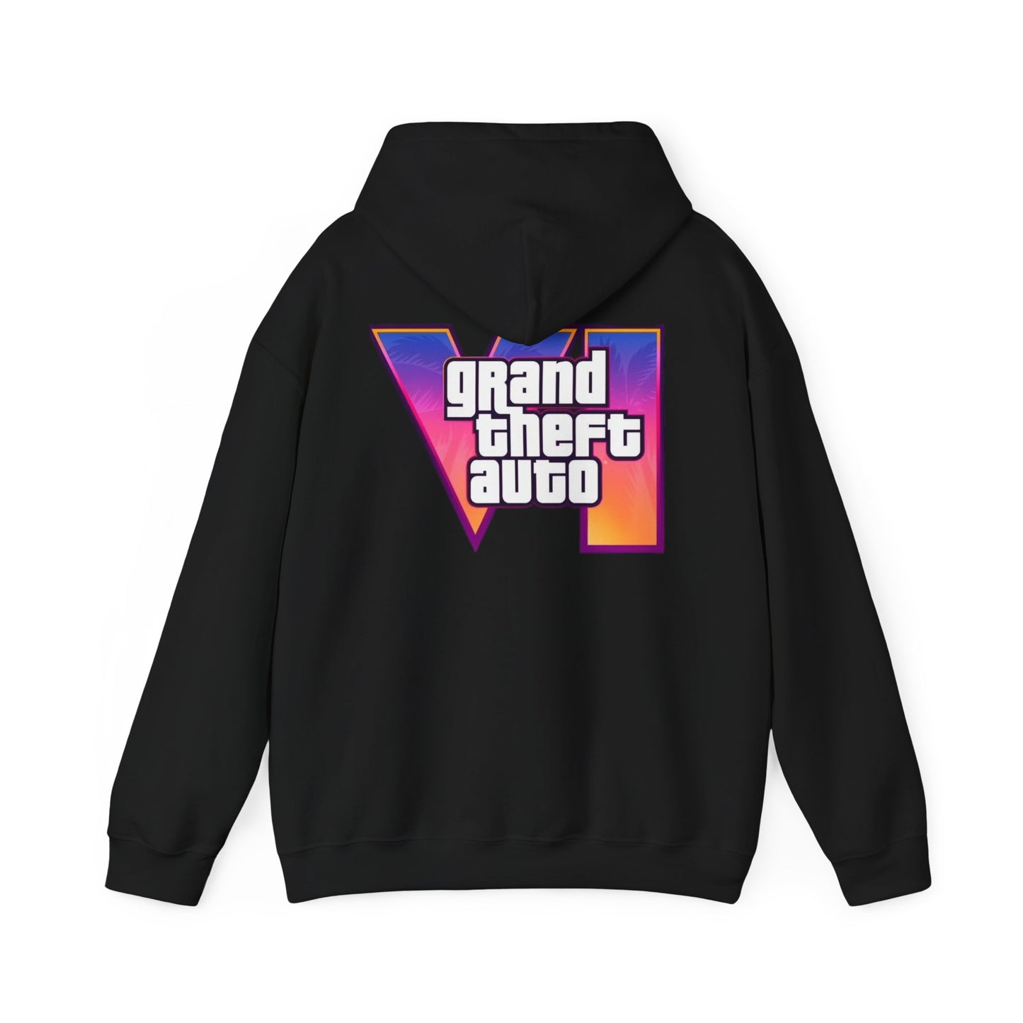 Gamer Hooded Sweatshirt | Unisex Heavy Blend™ | Retro Gaming Apparel, Gamer Gift, Video Game Hoodie, Grand Theft Auto Merch, Casual Wear