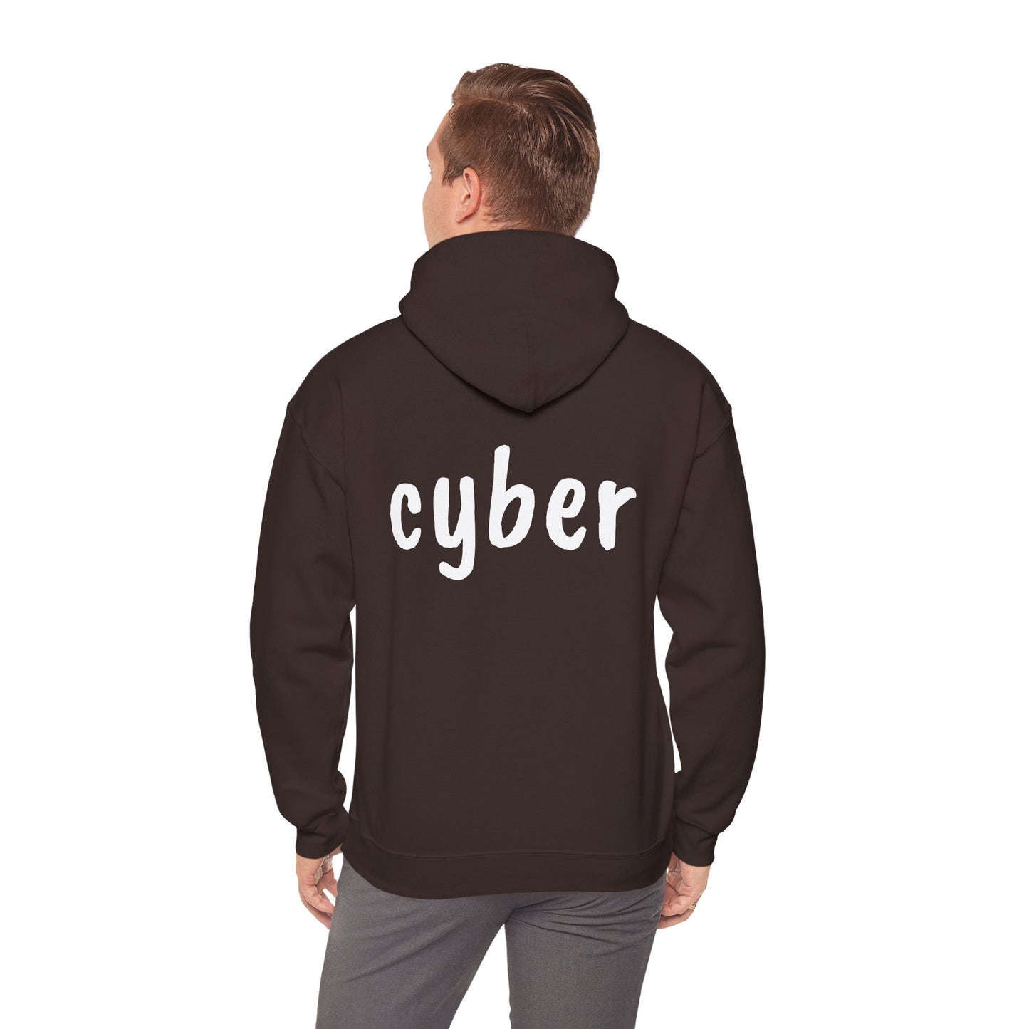 Cool Cyber Hoodie | Unisex Heavy Blend Sweatshirt, Gamer Gift, Tech Lover Apparel, Stylish Streetwear, Casual Comfort, Perfect for Events