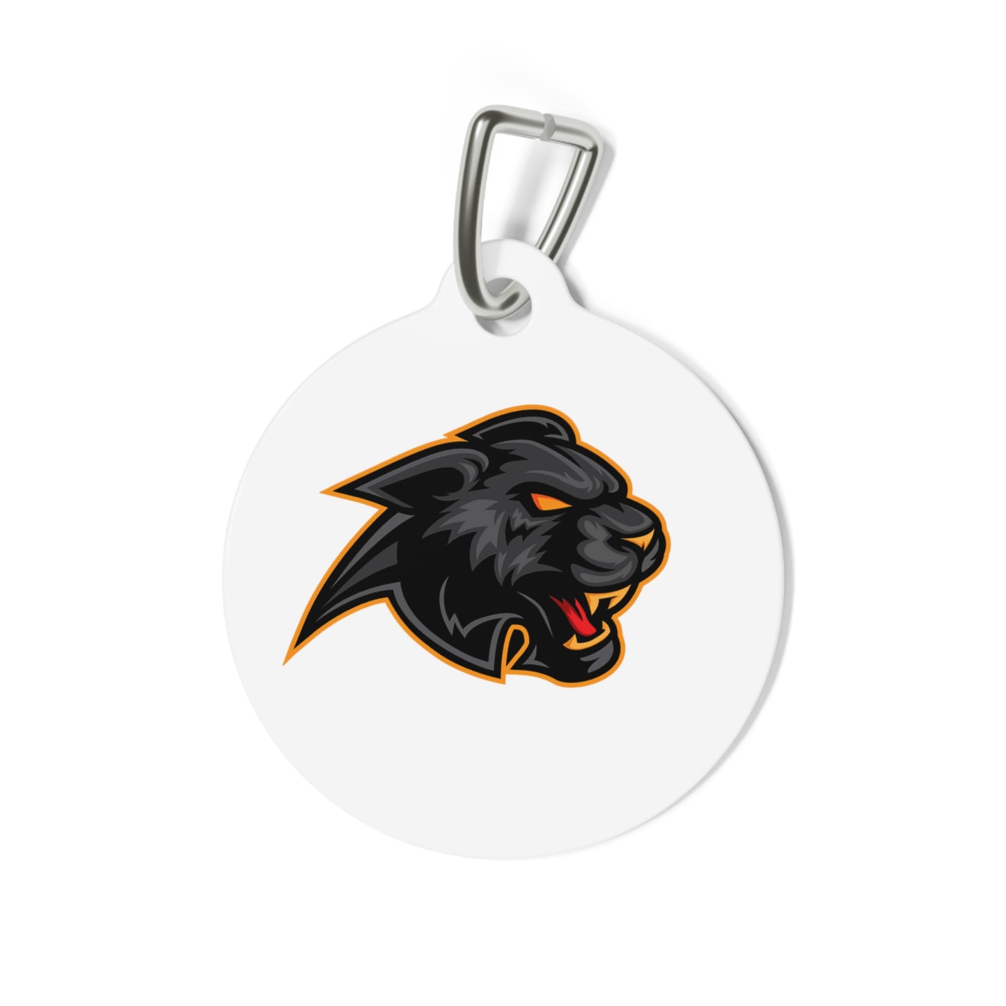 Wild Panther Pet Tag, Personalized Dog Tag, Cat ID Tag, Unique Pet Accessory, Animal Lover Gift, Custom Pet Name Tag