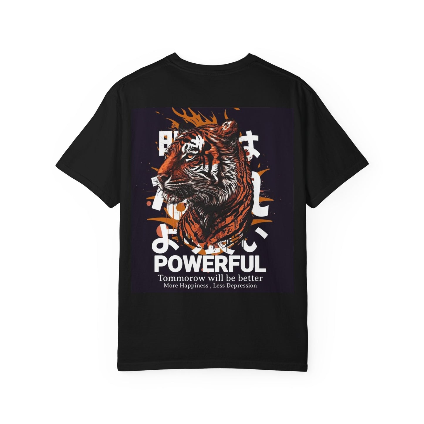 Empowering Tiger Graphic T-Shirt - Unisex Vintage Style Tee for Positive Vibes, Perfect Gift for Hope and Motivation