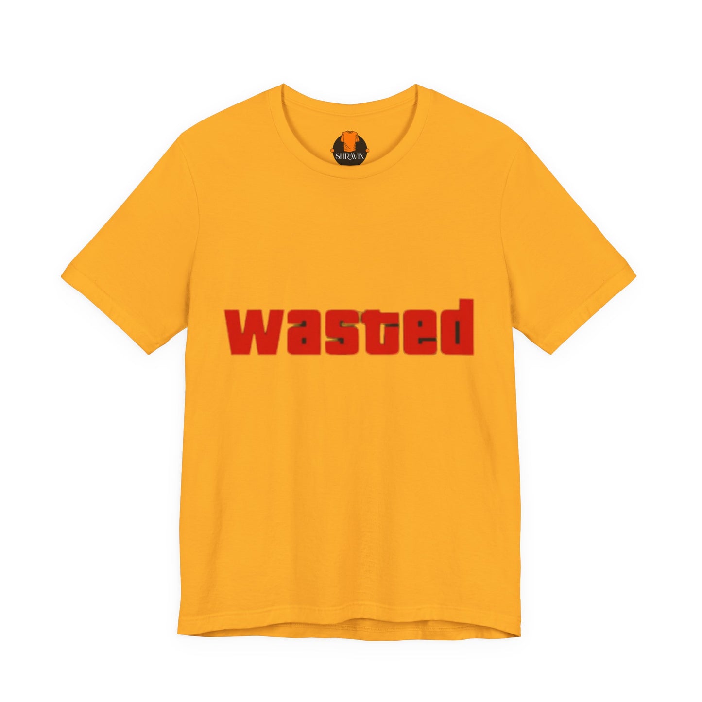 Wasted Graphic Tee - Unisex Short Sleeve Shirt for Party Lovers, Funny Gift, Casual Wear, Comfortable Top, Weekend Vibes and Games