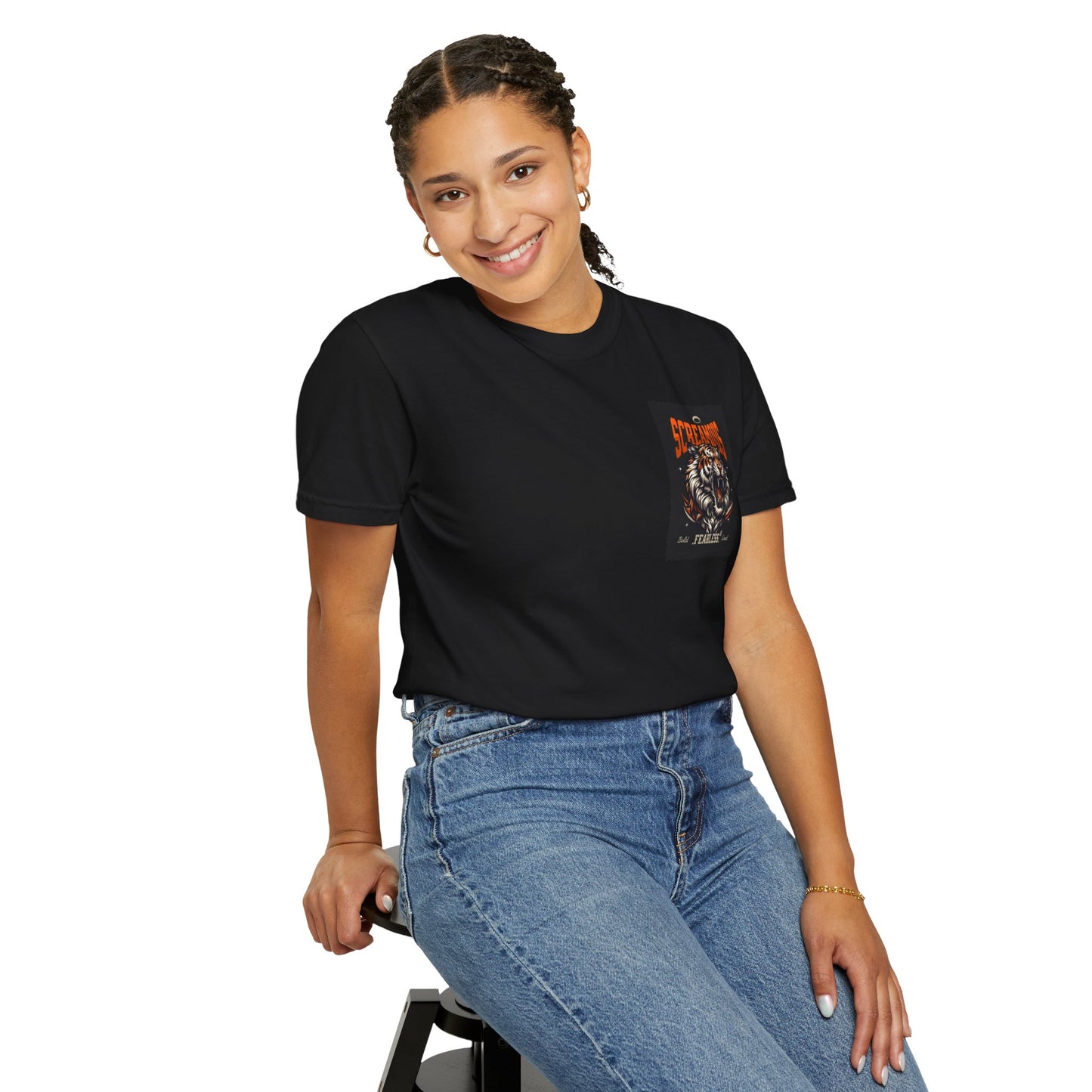 Empowering Tiger Graphic T-Shirt - Unisex Vintage Style Tee for Positive Vibes, Perfect Gift for Hope and Motivation