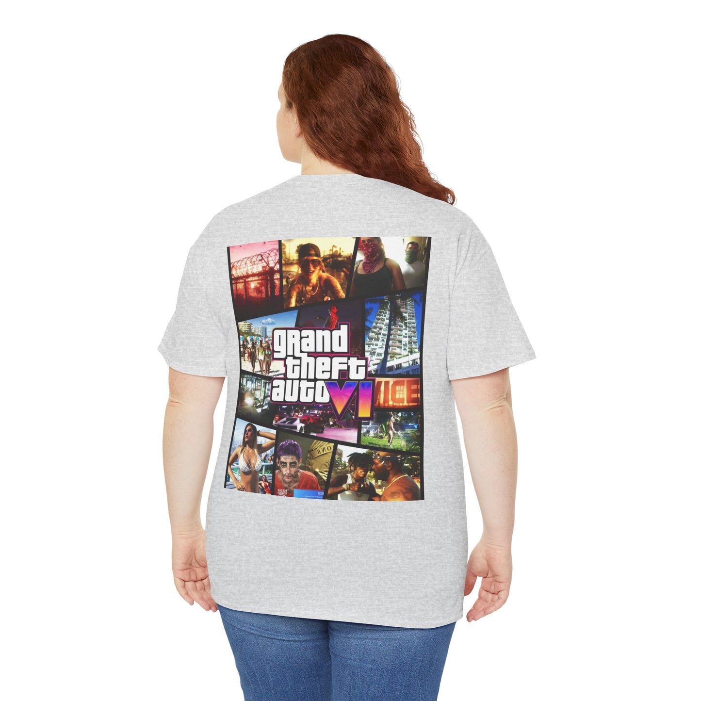 Vice City 6 Legends Tee – Duo Drop Unisex Heavy Cotton Tee, Gamer Shirt, Video Game Apparel, Retro Gaming Merchandise, Unique Gift for Gamers