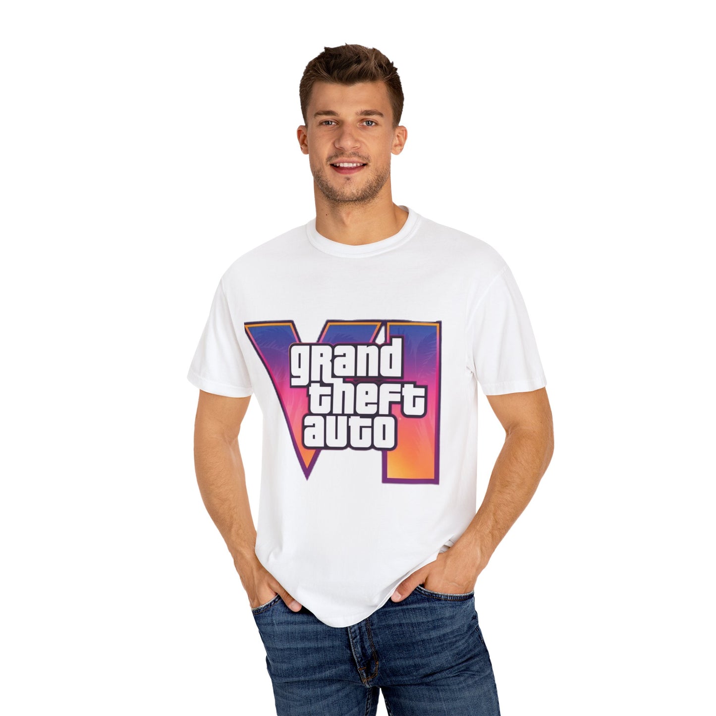 Vice City 6 Tee – VI Inspired Tshirt | Unisex Gamer Tee, Gift for Gamers, Casual Streetwear, Video Game Apparel, Game Night Must-Have