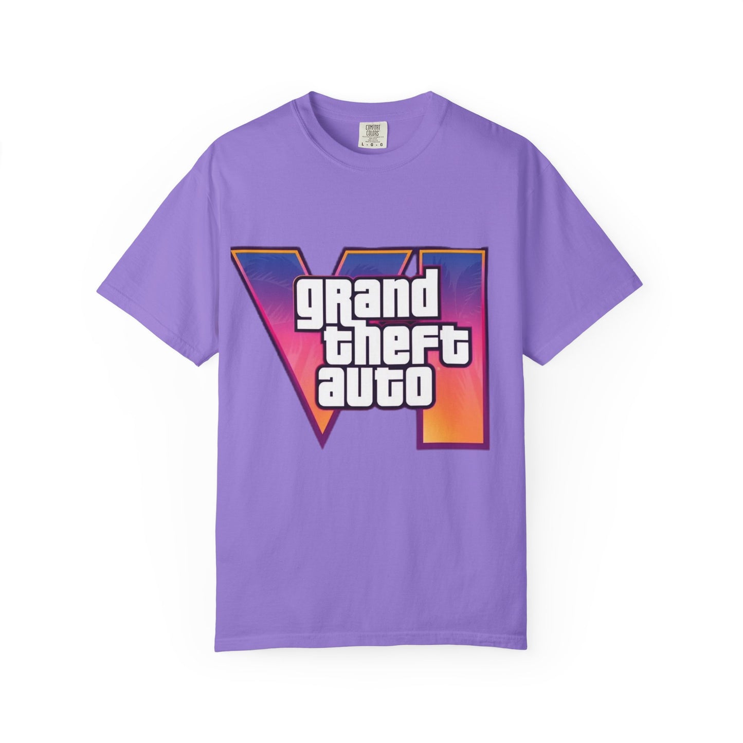 Vice City 6 Tee – VI Inspired Tshirt | Unisex Gamer Tee, Gift for Gamers, Casual Streetwear, Video Game Apparel, Game Night Must-Have