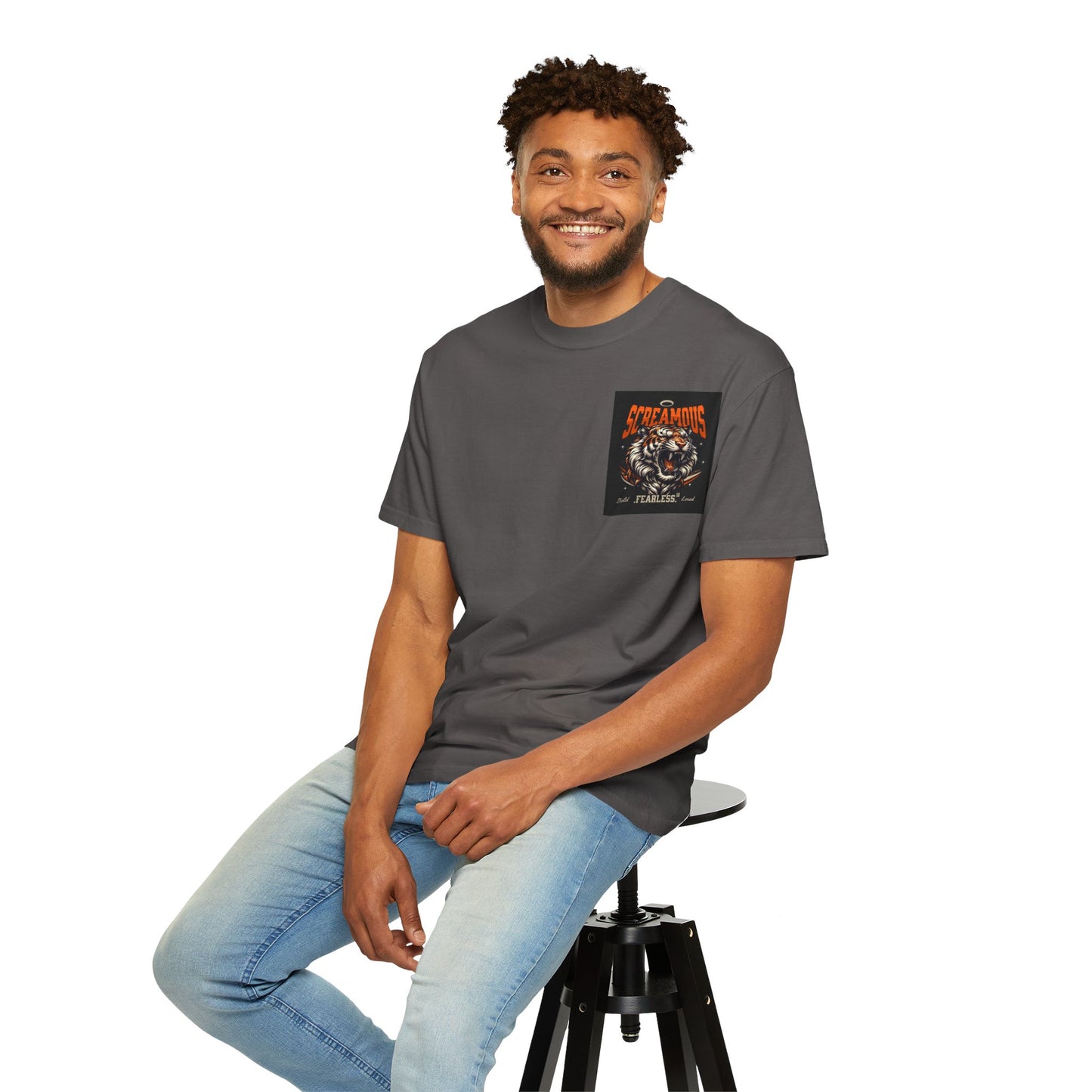 Empowering Tiger Graphic T-Shirt - Unisex Vintage Style Tee for Positive Vibes, Perfect Gift for Hope and Motivation