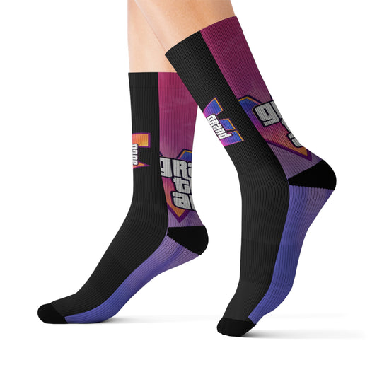 Vice City 6 Socks – Step Into the Storm for Grand Theft Auto Fans - Fun Footwear for Gaming, Casual Wear, Gifts, Holidays, and Celebrations
