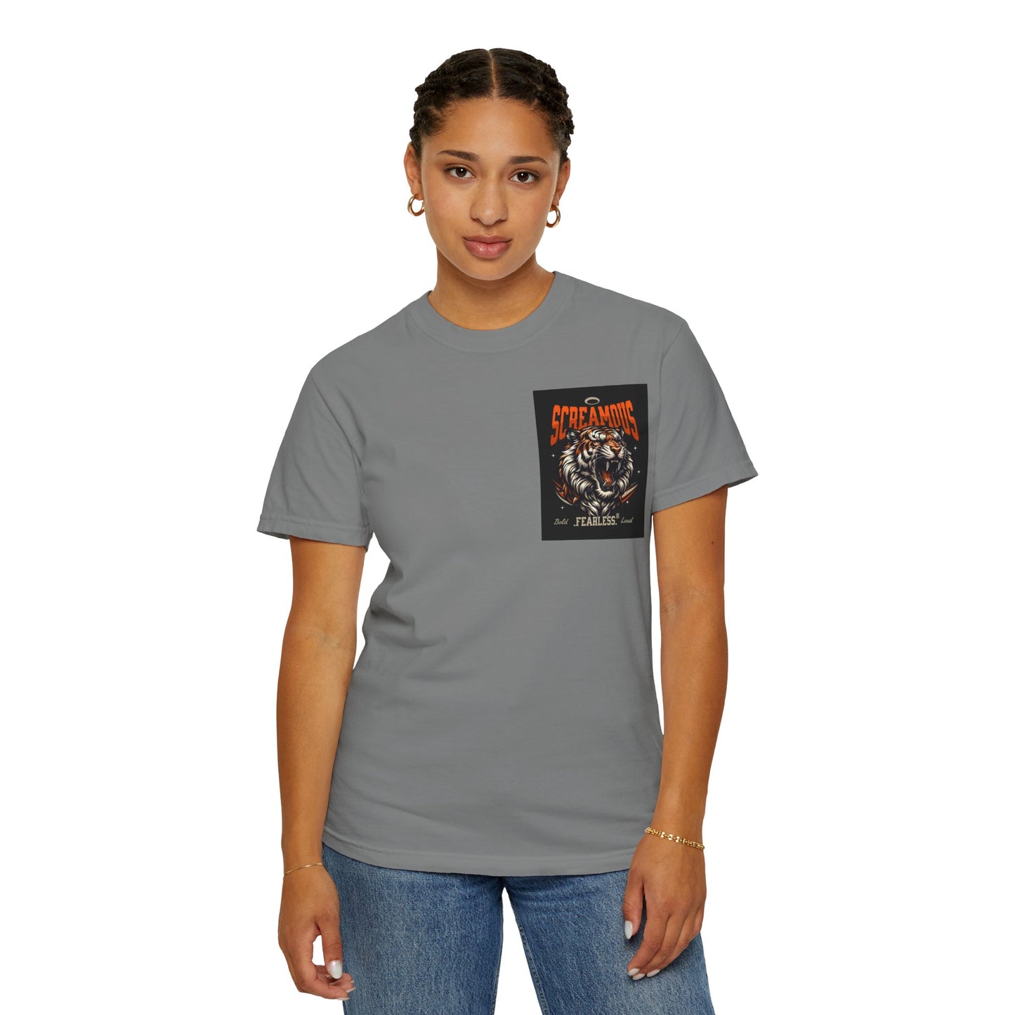 Empowering Tiger Graphic T-Shirt - Unisex Vintage Style Tee for Positive Vibes, Perfect Gift for Hope and Motivation