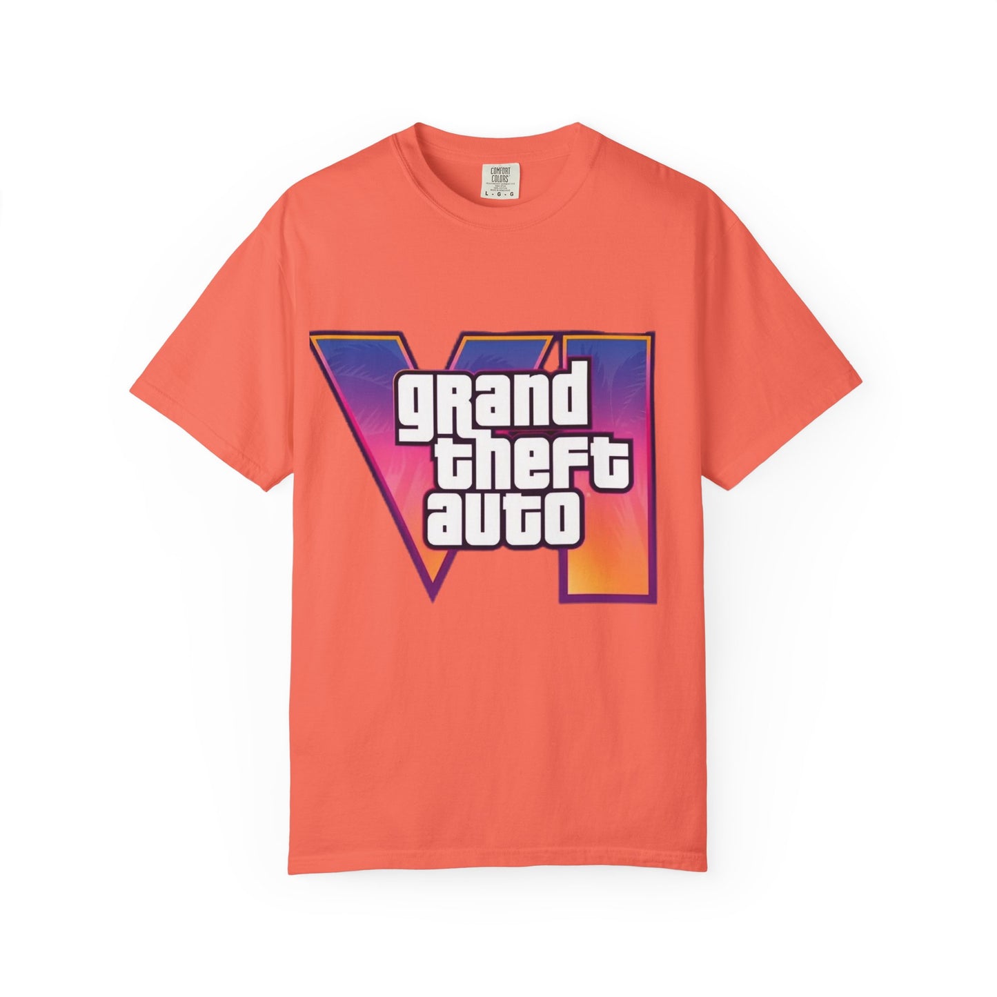 Vice City 6 Tee – VI Inspired Tshirt | Unisex Gamer Tee, Gift for Gamers, Casual Streetwear, Video Game Apparel, Game Night Must-Have