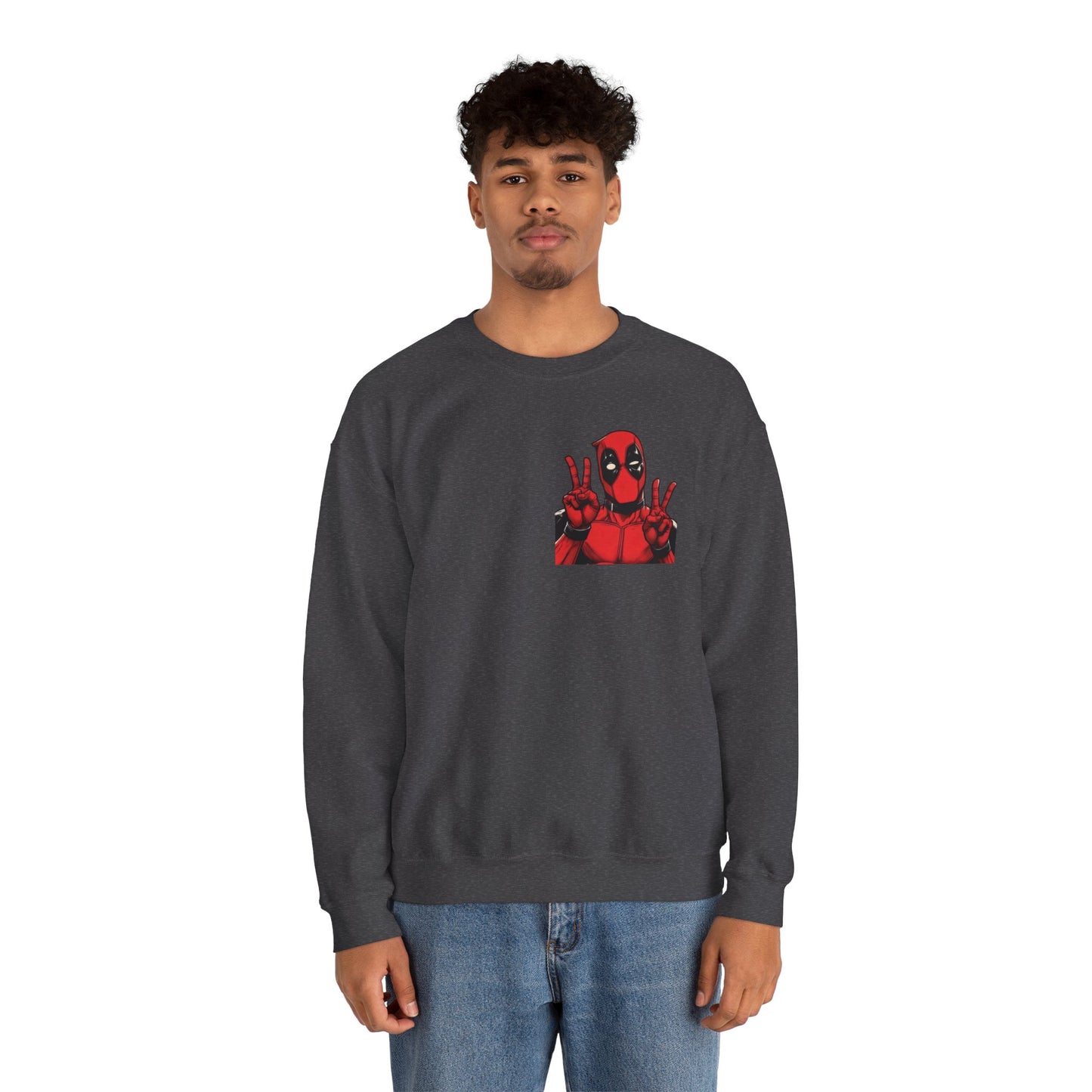 Deadpool Graphic Sweatshirt, Unisex Crewneck Sweatshirt for Comic Fans, Perfect for Casual Wear, Gift for Birthdays, Movie Nights, and [...]