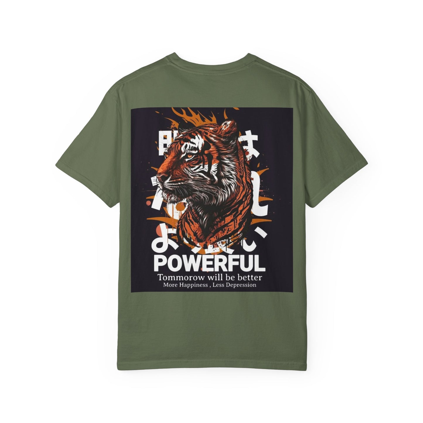 Empowering Tiger Graphic T-Shirt - Unisex Vintage Style Tee for Positive Vibes, Perfect Gift for Hope and Motivation