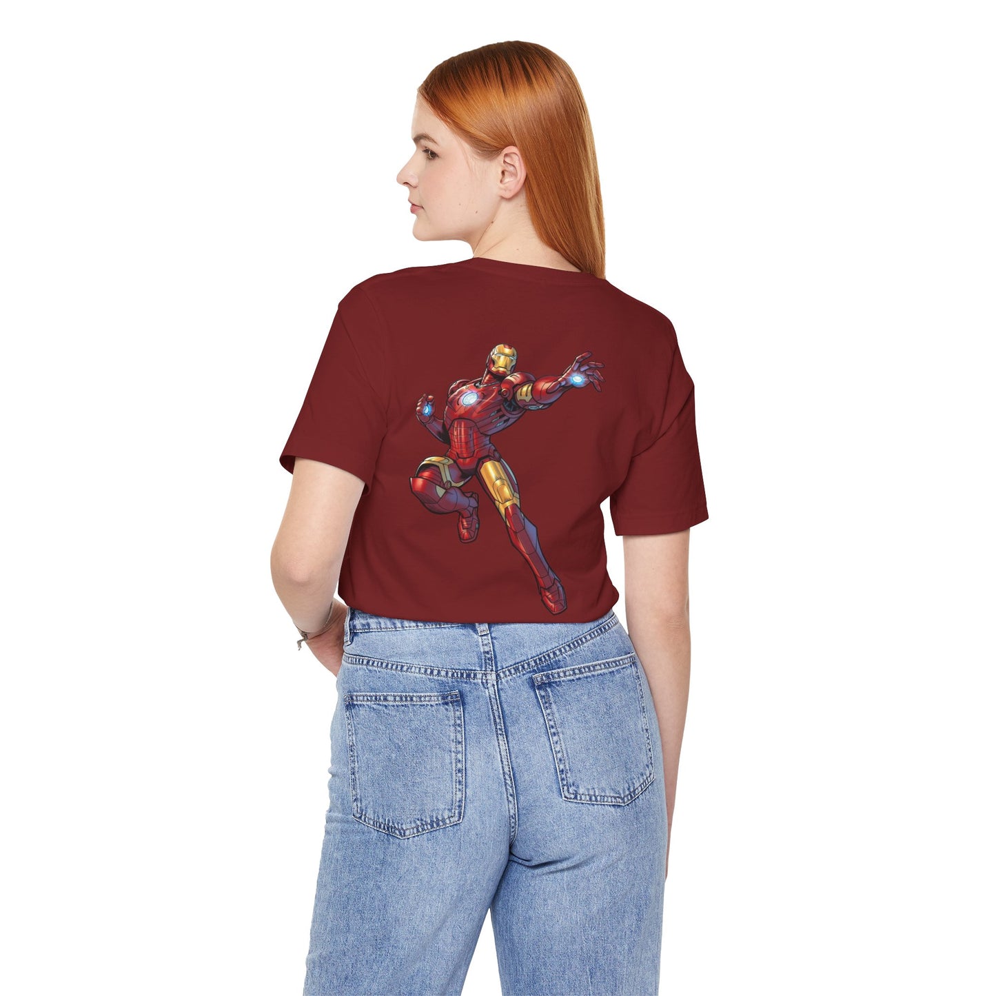 Iron Hero Unisex Tee - Comfy Gift for Fans, Superhero Apparel, Casual Wear, Geeky Fashion, Birthday Present