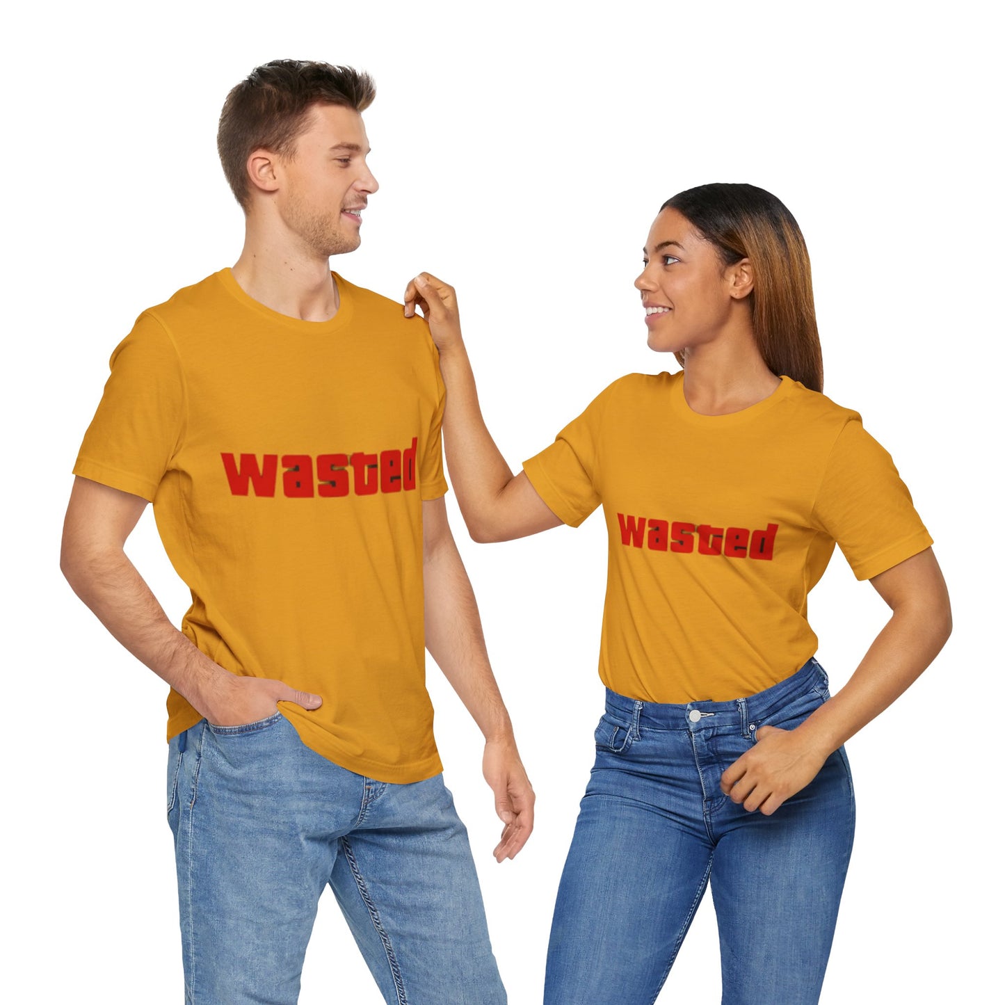 Wasted Graphic Tee - Unisex Short Sleeve Shirt for Party Lovers, Funny Gift, Casual Wear, Comfortable Top, Weekend Vibes and Games