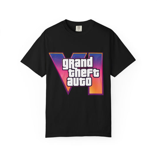 Vice City 6 Tee – VI Inspired Tshirt | Unisex Gamer Tee, Gift for Gamers, Casual Streetwear, Video Game Apparel, Game Night Must-Have