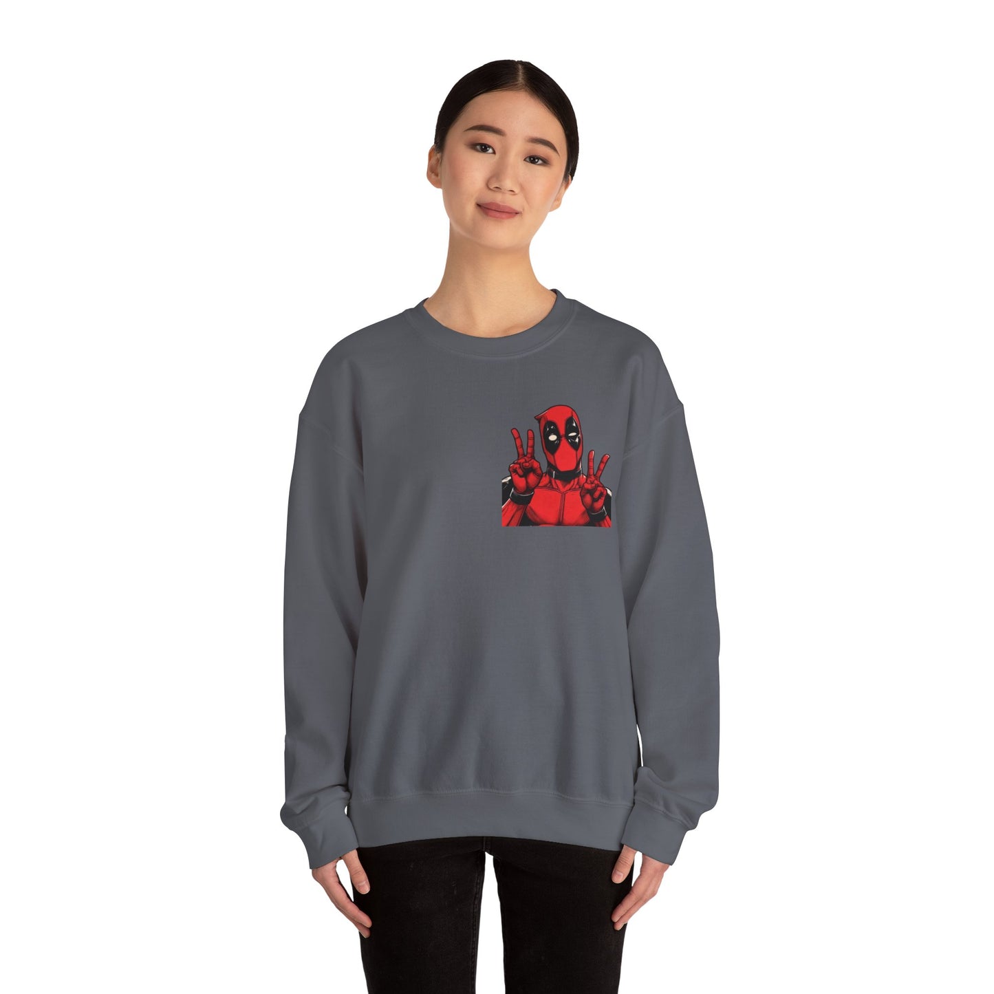 Deadpool Graphic Sweatshirt, Unisex Crewneck Sweatshirt for Comic Fans, Perfect for Casual Wear, Gift for Birthdays, Movie Nights, and [...]