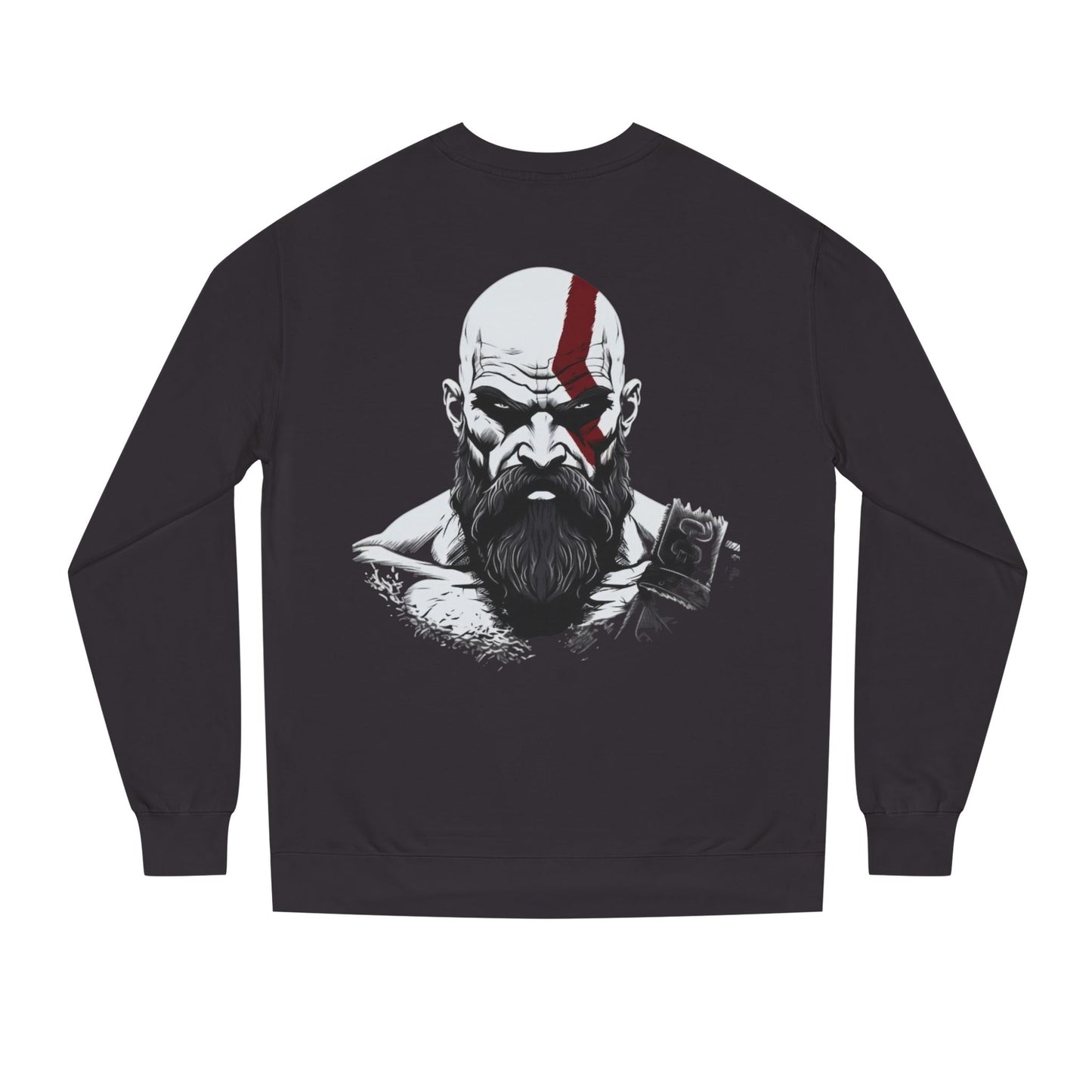 Inspirational Crew Neck Sweatshirt,Kratos Design, Motivation Gift, Unisex Sweatshirt, Gamer Apparel, , Cozy Casual Wear