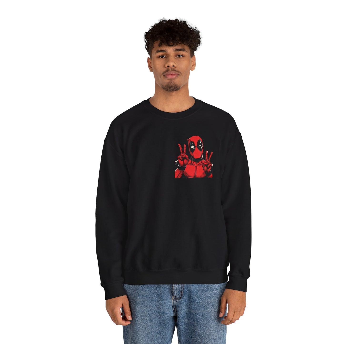 Deadpool Graphic Sweatshirt, Unisex Crewneck Sweatshirt for Comic Fans, Perfect for Casual Wear, Gift for Birthdays, Movie Nights, and [...]