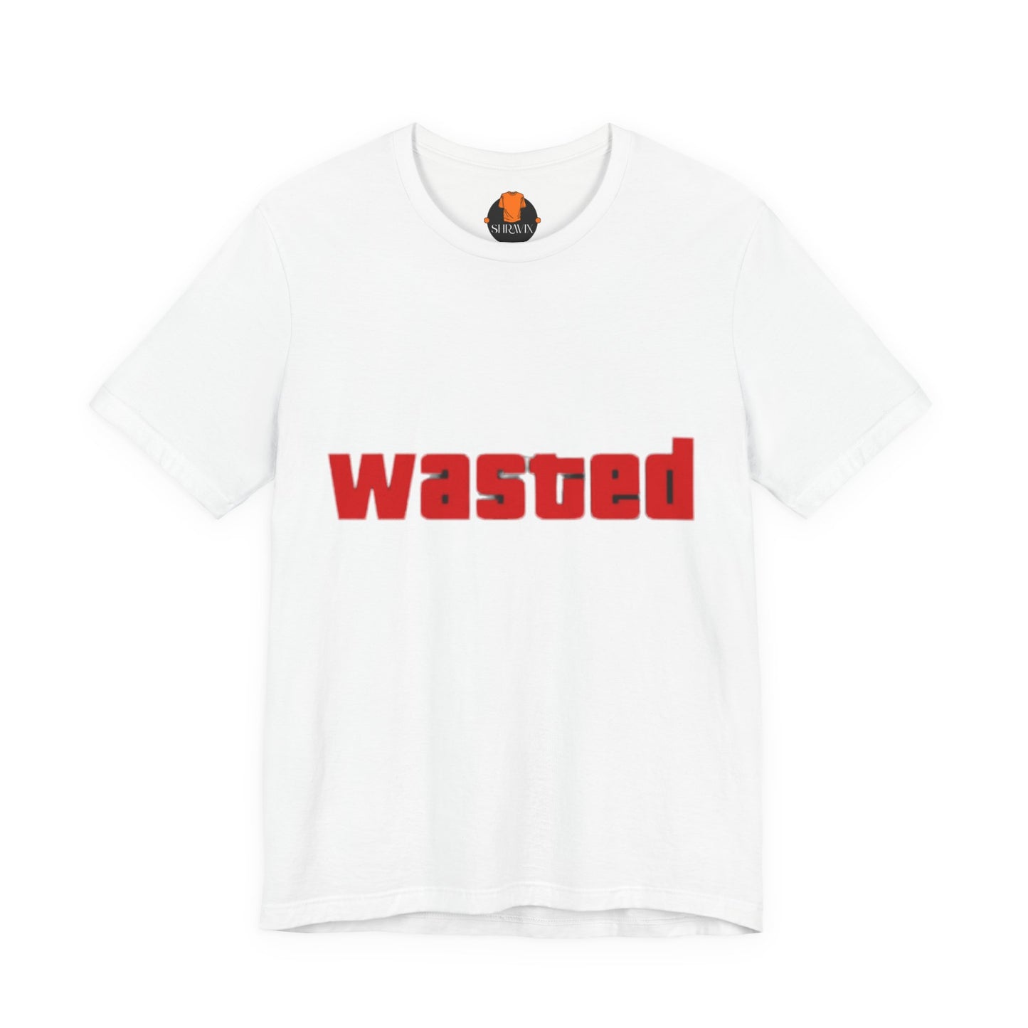 Wasted Graphic Tee - Unisex Short Sleeve Shirt for Party Lovers, Funny Gift, Casual Wear, Comfortable Top, Weekend Vibes and Games