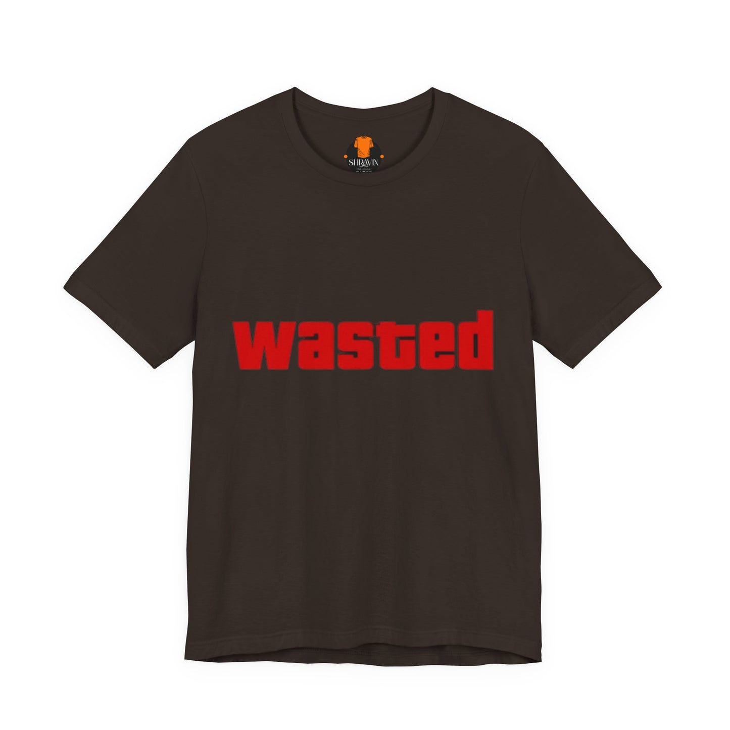 Wasted Graphic Tee - Unisex Short Sleeve Shirt for Party Lovers, Funny Gift, Casual Wear, Comfortable Top, Weekend Vibes and Games