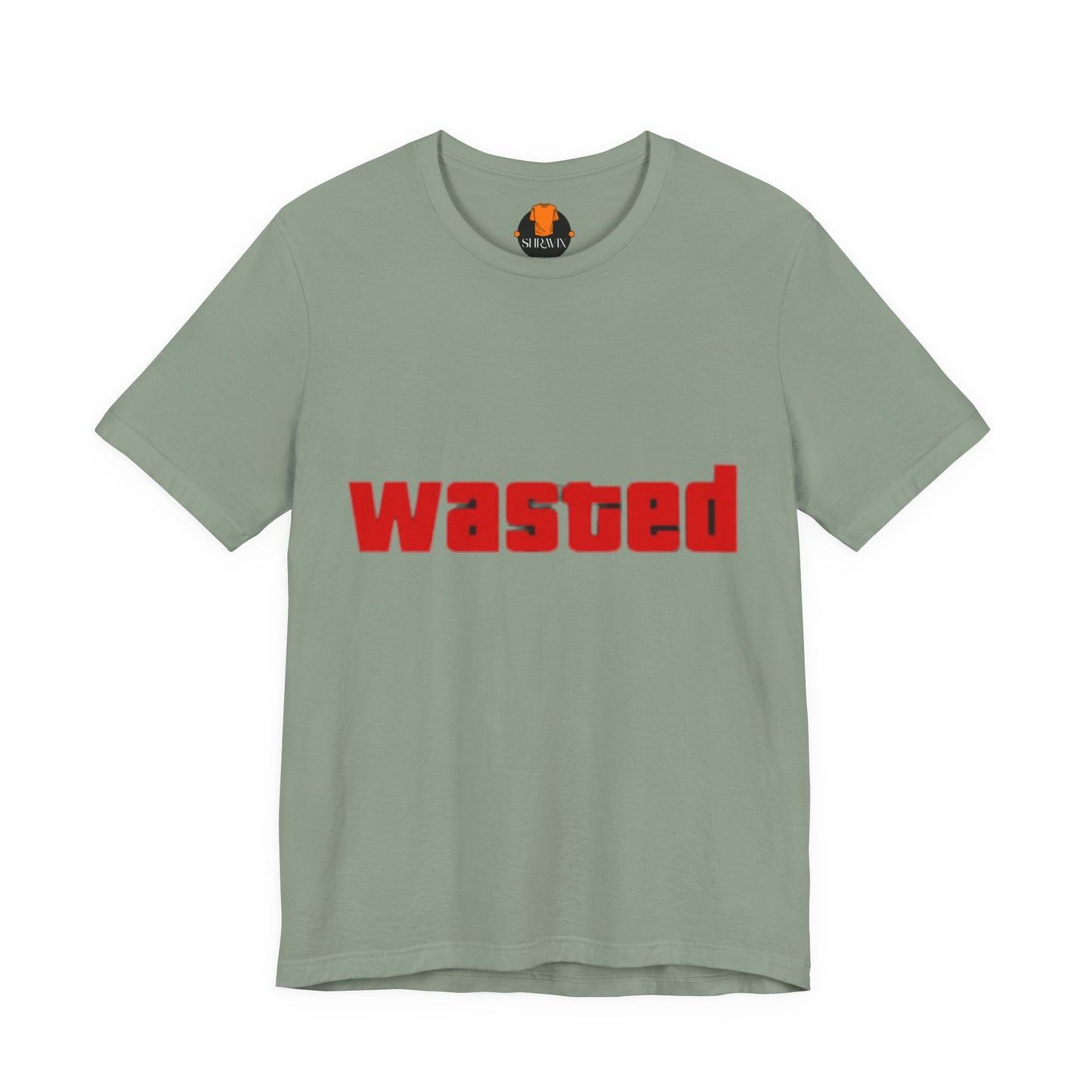 Wasted Graphic Tee - Unisex Short Sleeve Shirt for Party Lovers, Funny Gift, Casual Wear, Comfortable Top, Weekend Vibes and Games