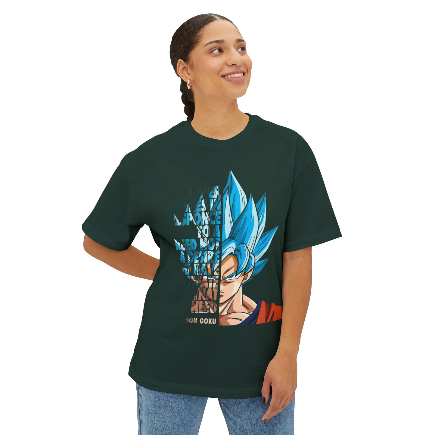 Bold Graphic Tee with Anime Design, Unisex Oversized T-Shirt, Anime Merch, Casual Wear, Fan Apparel