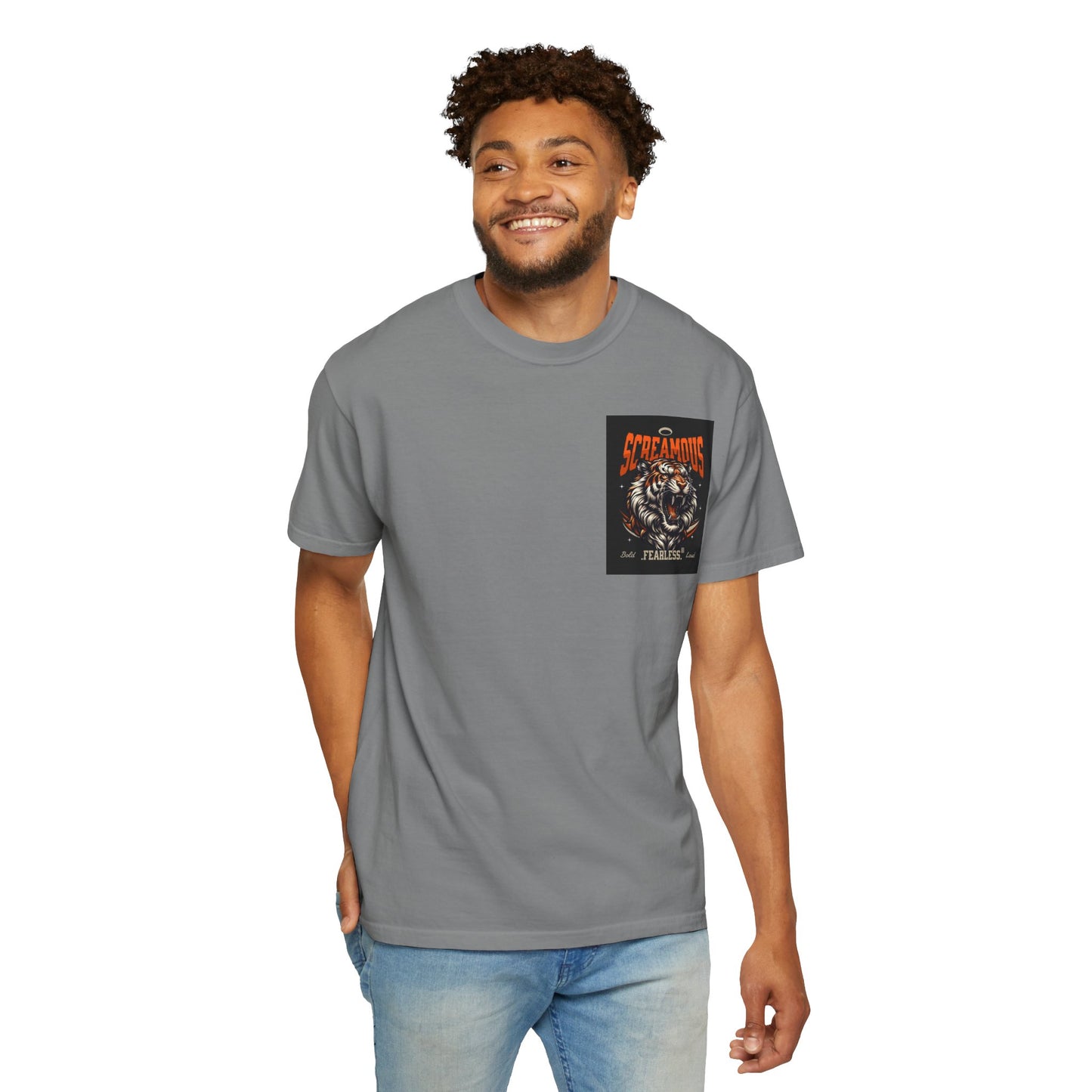 Empowering Tiger Graphic T-Shirt - Unisex Vintage Style Tee for Positive Vibes, Perfect Gift for Hope and Motivation