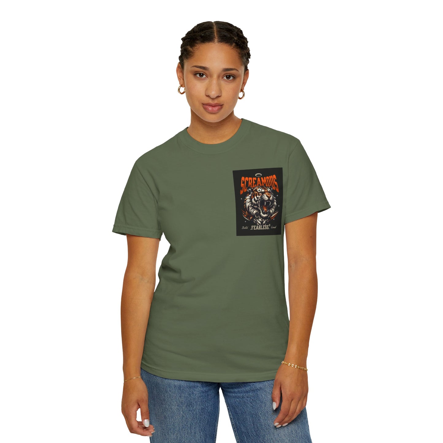 Empowering Tiger Graphic T-Shirt - Unisex Vintage Style Tee for Positive Vibes, Perfect Gift for Hope and Motivation