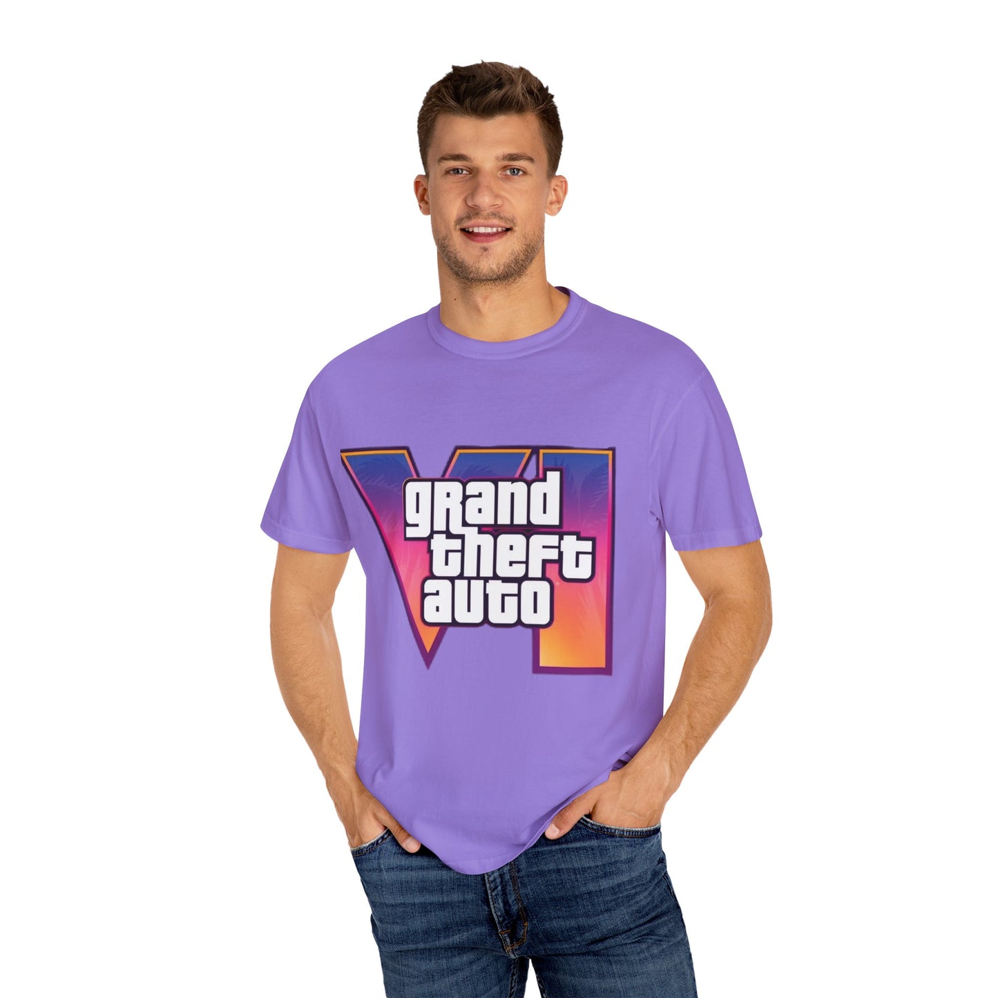 Vice City 6 Tee – VI Inspired Tshirt | Unisex Gamer Tee, Gift for Gamers, Casual Streetwear, Video Game Apparel, Game Night Must-Have