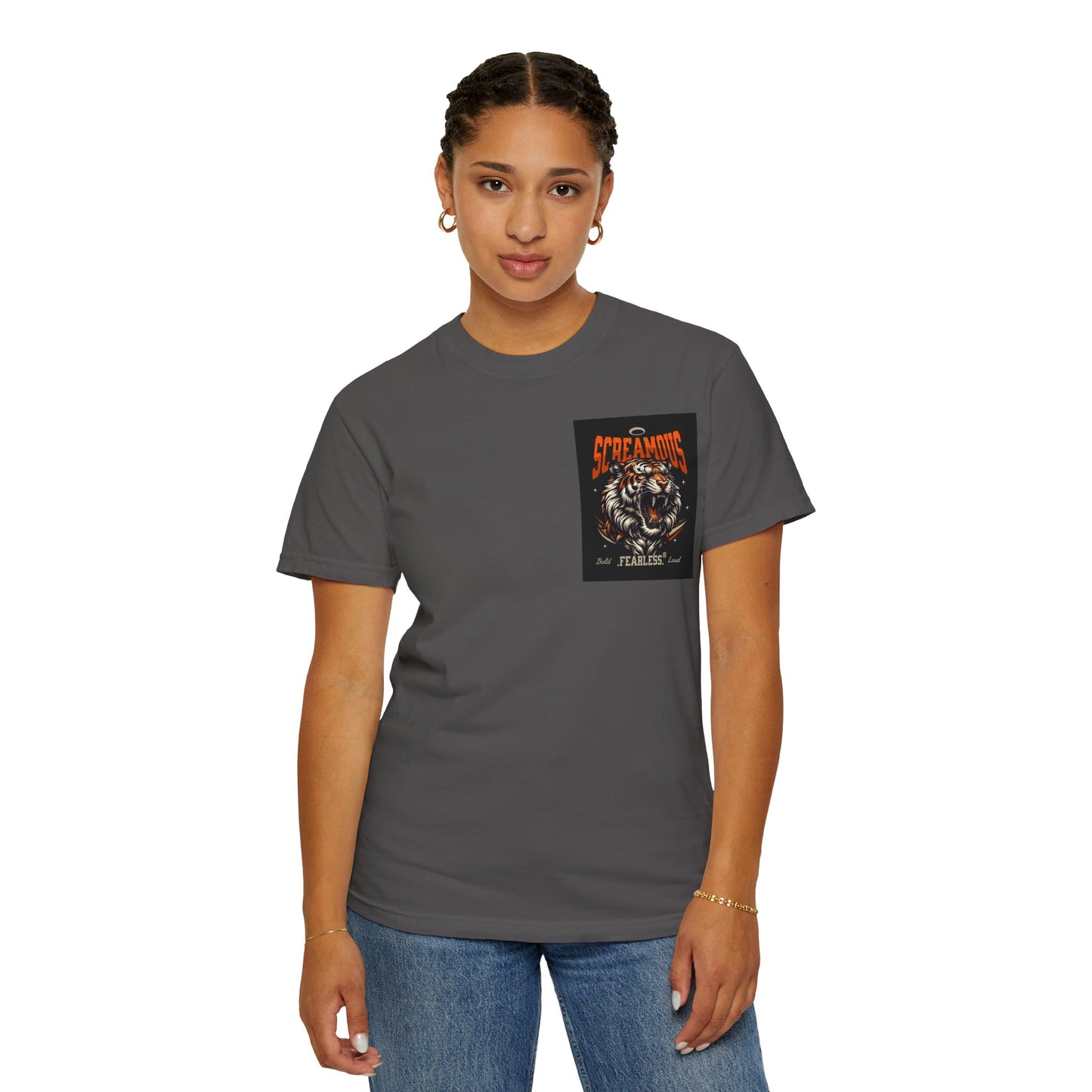 Empowering Tiger Graphic T-Shirt - Unisex Vintage Style Tee for Positive Vibes, Perfect Gift for Hope and Motivation