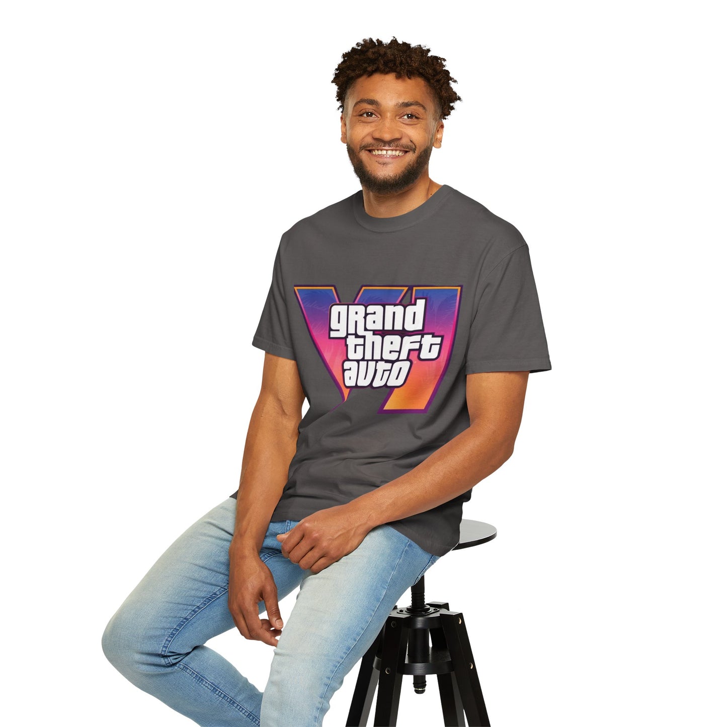 Vice City 6 Tee – VI Inspired Tshirt | Unisex Gamer Tee, Gift for Gamers, Casual Streetwear, Video Game Apparel, Game Night Must-Have