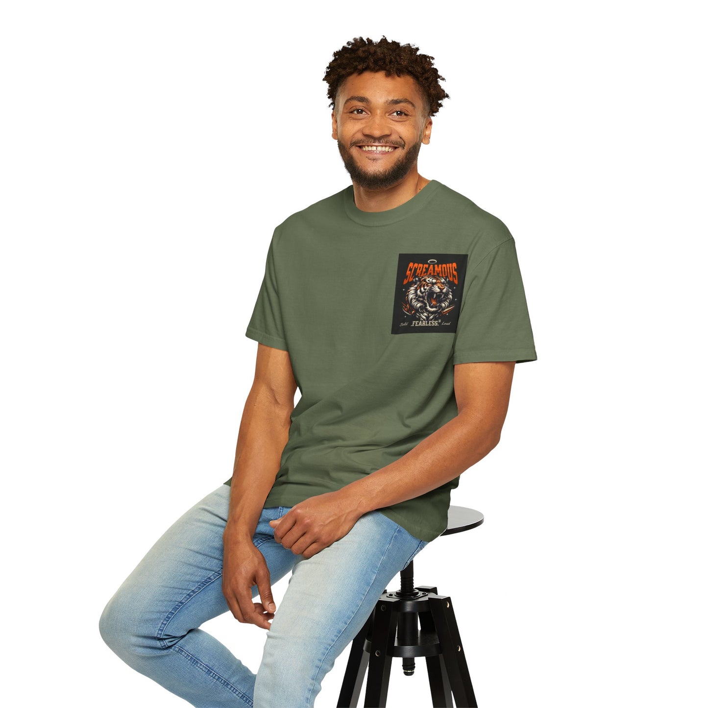 Empowering Tiger Graphic T-Shirt - Unisex Vintage Style Tee for Positive Vibes, Perfect Gift for Hope and Motivation