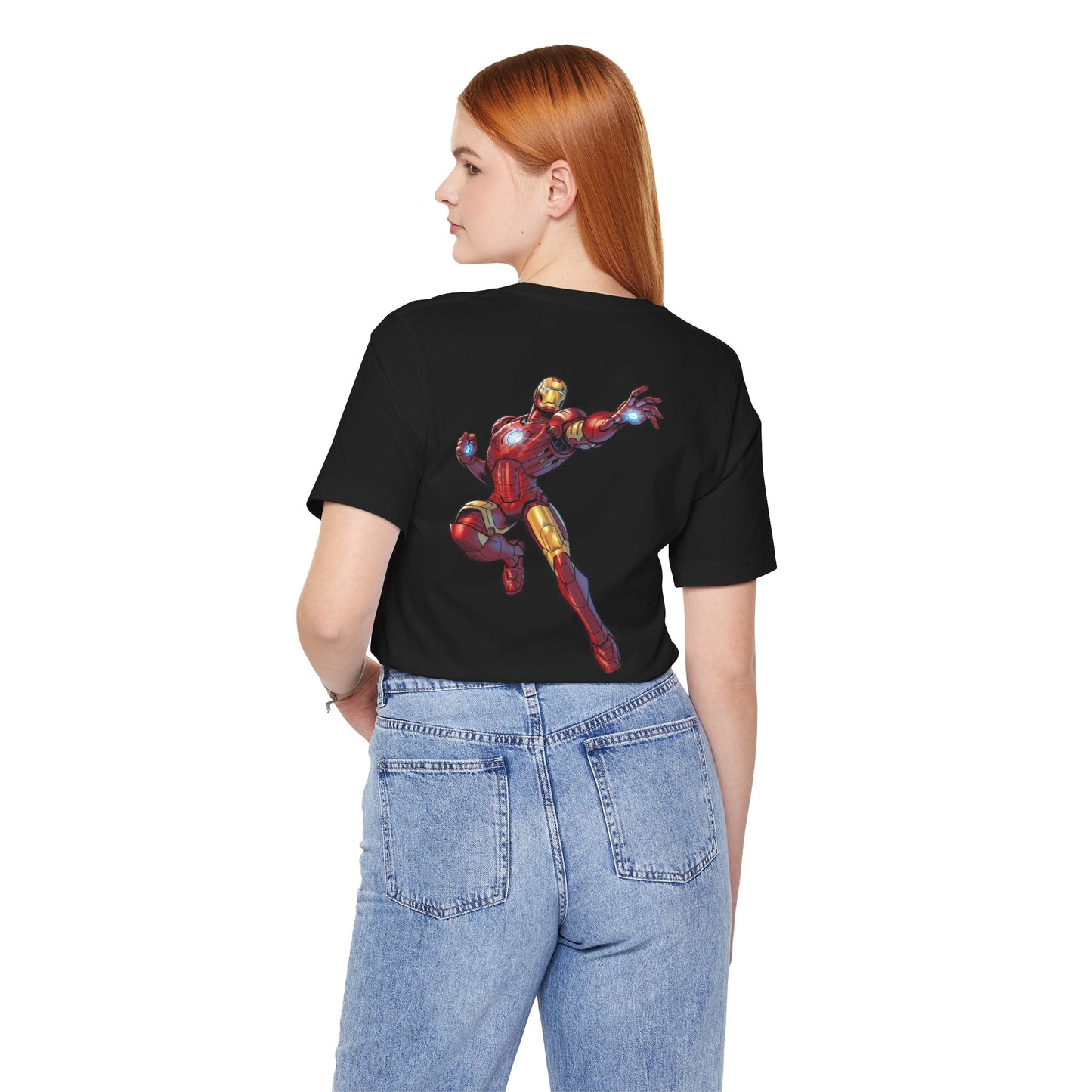 Iron Hero Unisex Tee - Comfy Gift for Fans, Superhero Apparel, Casual Wear, Geeky Fashion, Birthday Present