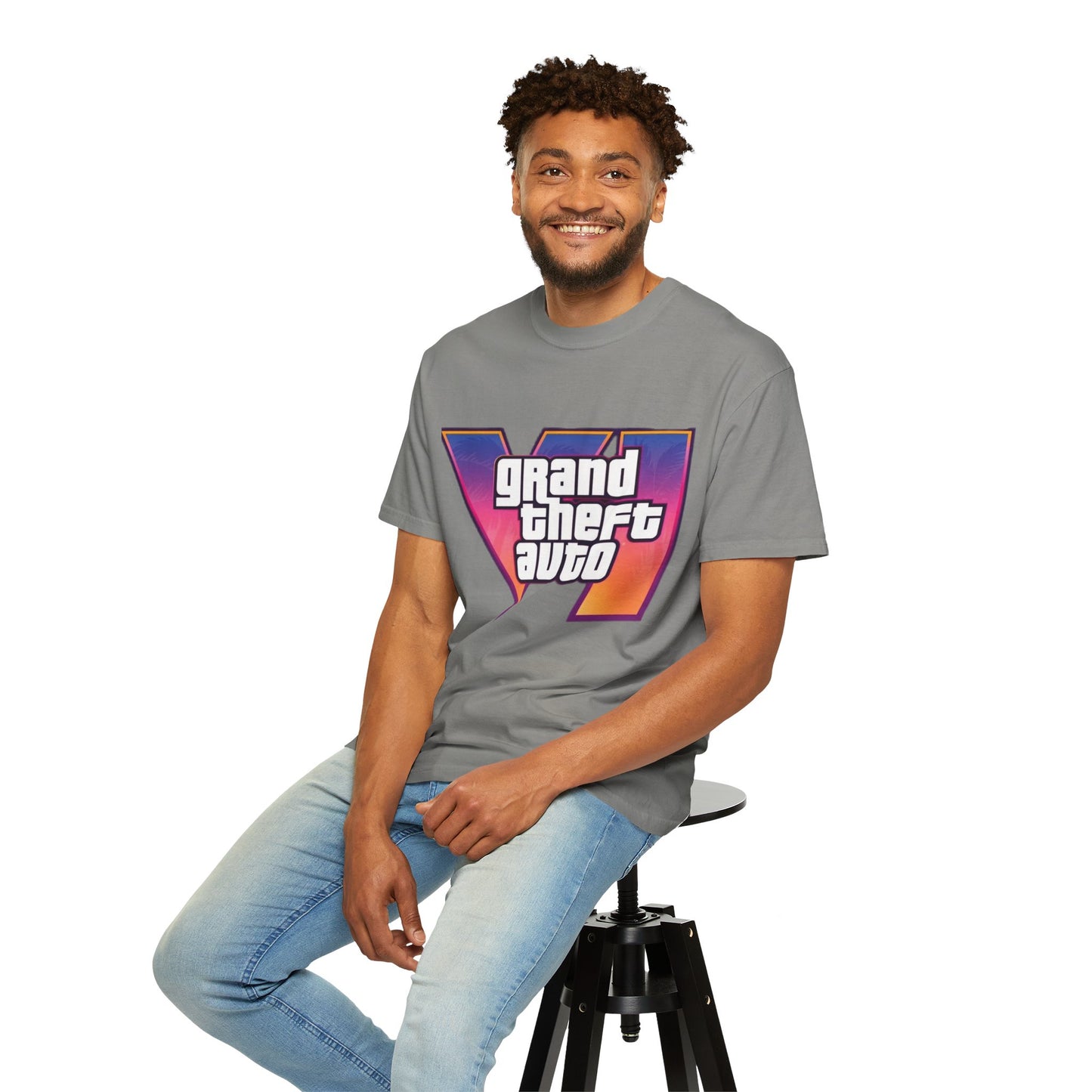 Vice City 6 Tee – VI Inspired Tshirt | Unisex Gamer Tee, Gift for Gamers, Casual Streetwear, Video Game Apparel, Game Night Must-Have