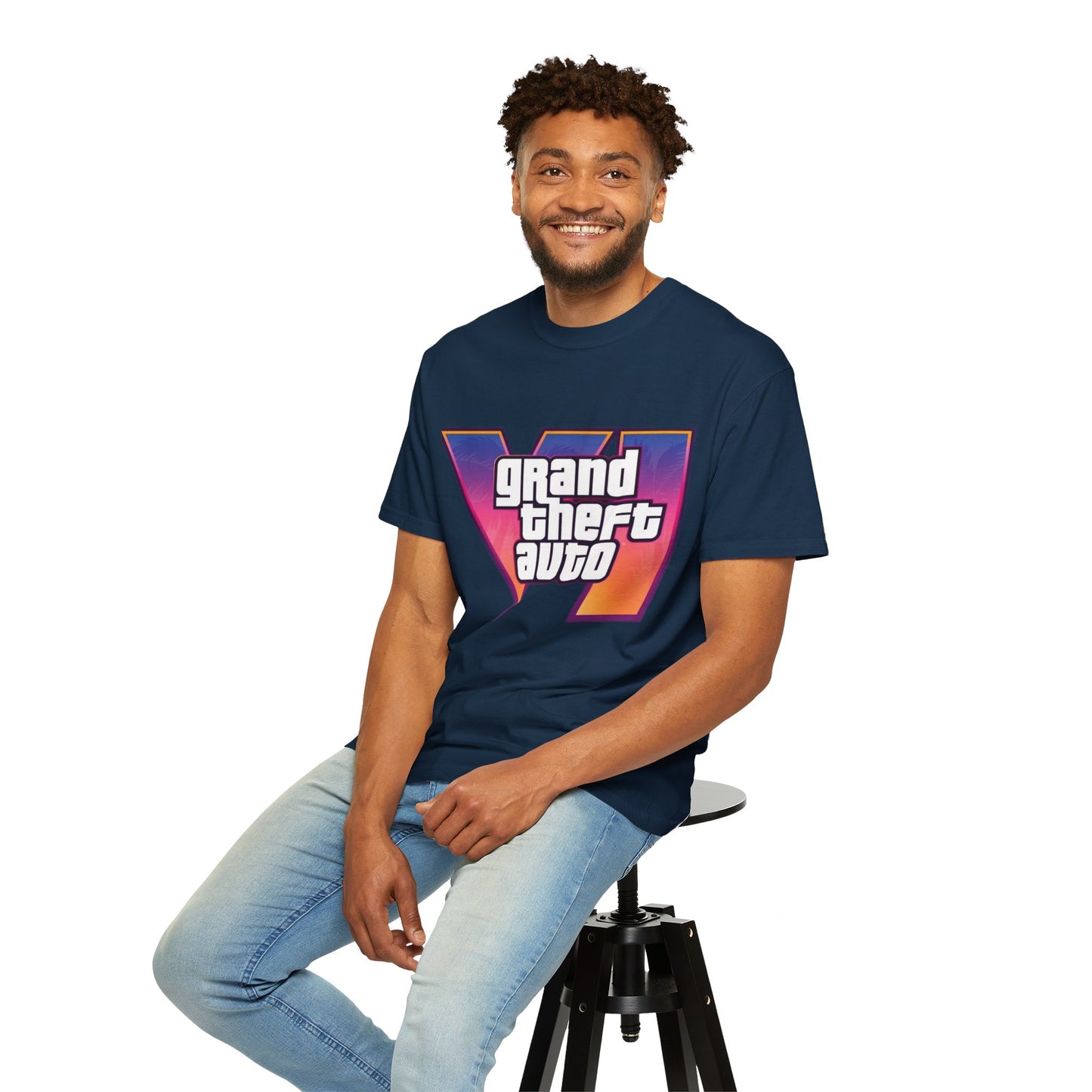 Vice City 6 Tee – VI Inspired Tshirt | Unisex Gamer Tee, Gift for Gamers, Casual Streetwear, Video Game Apparel, Game Night Must-Have
