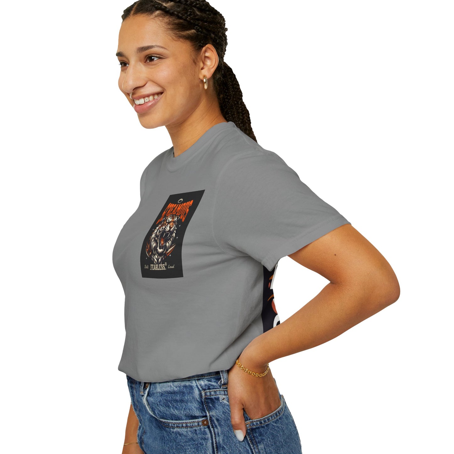 Empowering Tiger Graphic T-Shirt - Unisex Vintage Style Tee for Positive Vibes, Perfect Gift for Hope and Motivation