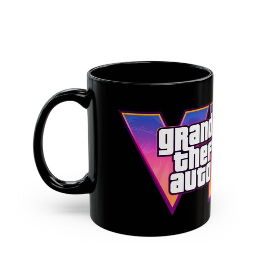 Gamer's Dream Black Mug - VI Inspired Coffee Cup, Perfect Gift for Gamers, Birthday, Holiday Cheer, Unique Collectible