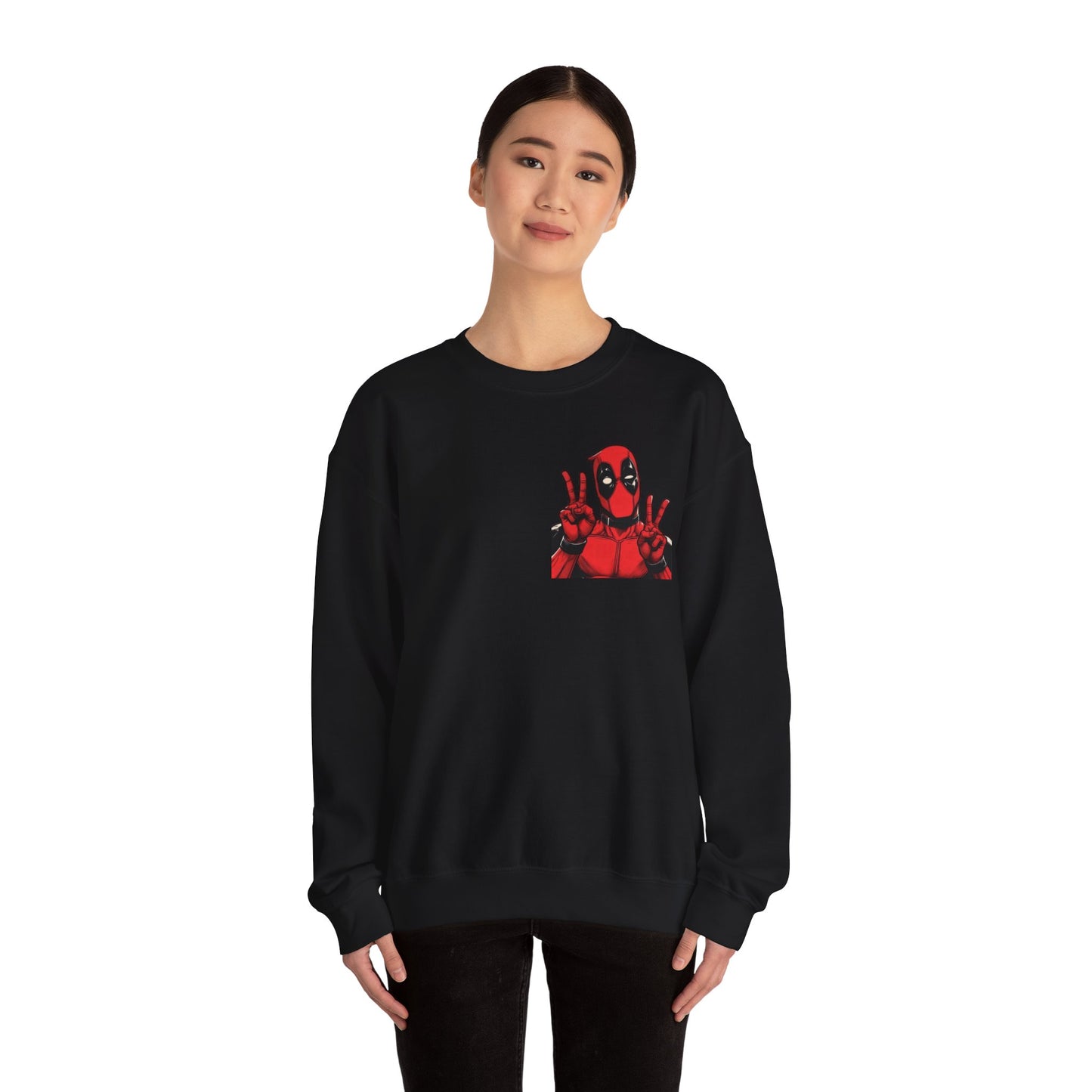 Deadpool Graphic Sweatshirt, Unisex Crewneck Sweatshirt for Comic Fans, Perfect for Casual Wear, Gift for Birthdays, Movie Nights, and [...]