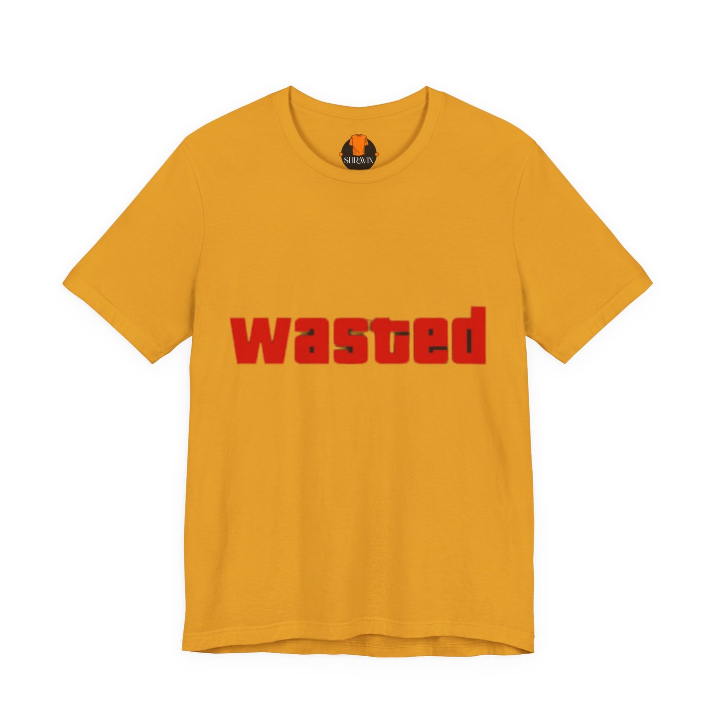 Wasted Graphic Tee - Unisex Short Sleeve Shirt for Party Lovers, Funny Gift, Casual Wear, Comfortable Top, Weekend Vibes and Games