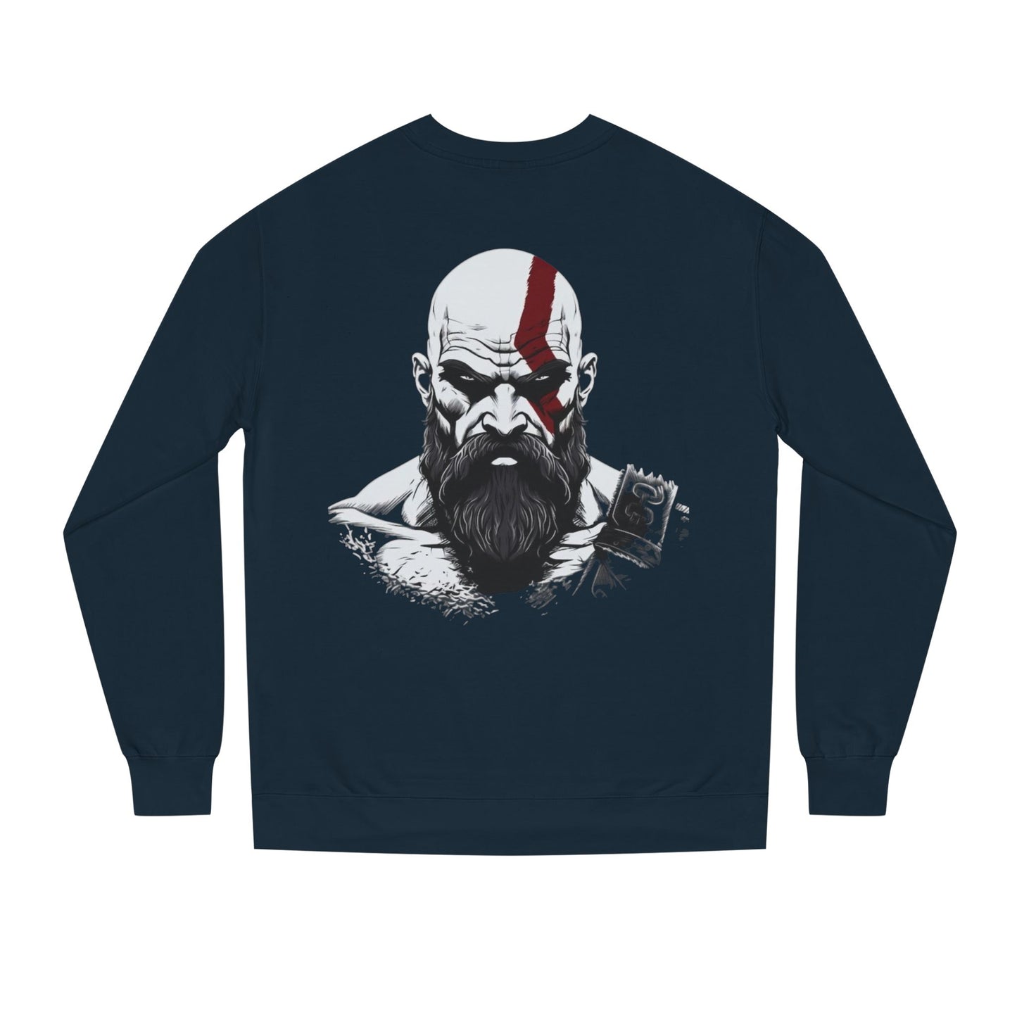 Inspirational Crew Neck Sweatshirt,Kratos Design, Motivation Gift, Unisex Sweatshirt, Gamer Apparel, , Cozy Casual Wear
