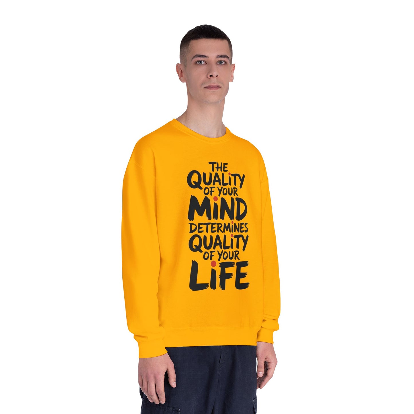 Unisex Motivational Crewneck Sweatshirt | Inspirational Gift, Cozy Loungewear, Mindfulness Clothing, Self-Care Apparel, Positive Vibes