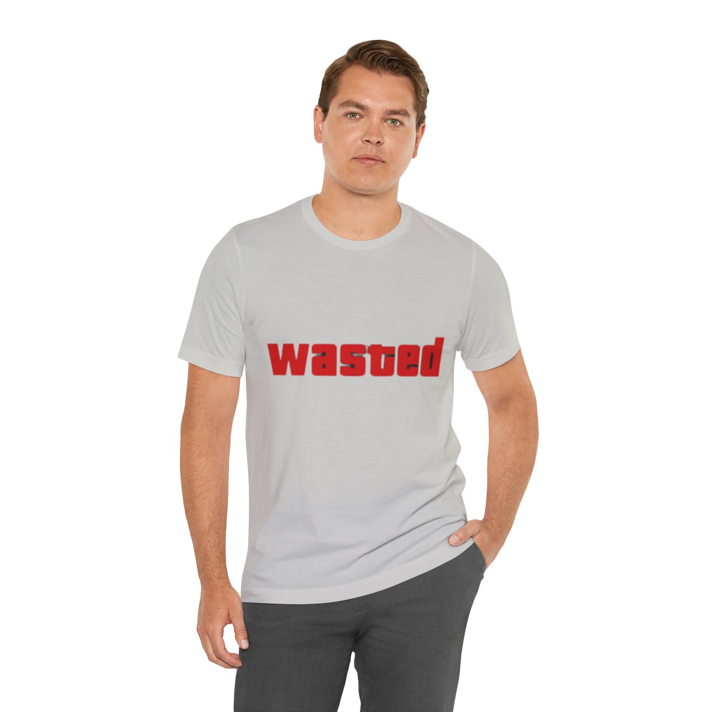 Wasted Graphic Tee - Unisex Short Sleeve Shirt for Party Lovers, Funny Gift, Casual Wear, Comfortable Top, Weekend Vibes and Games