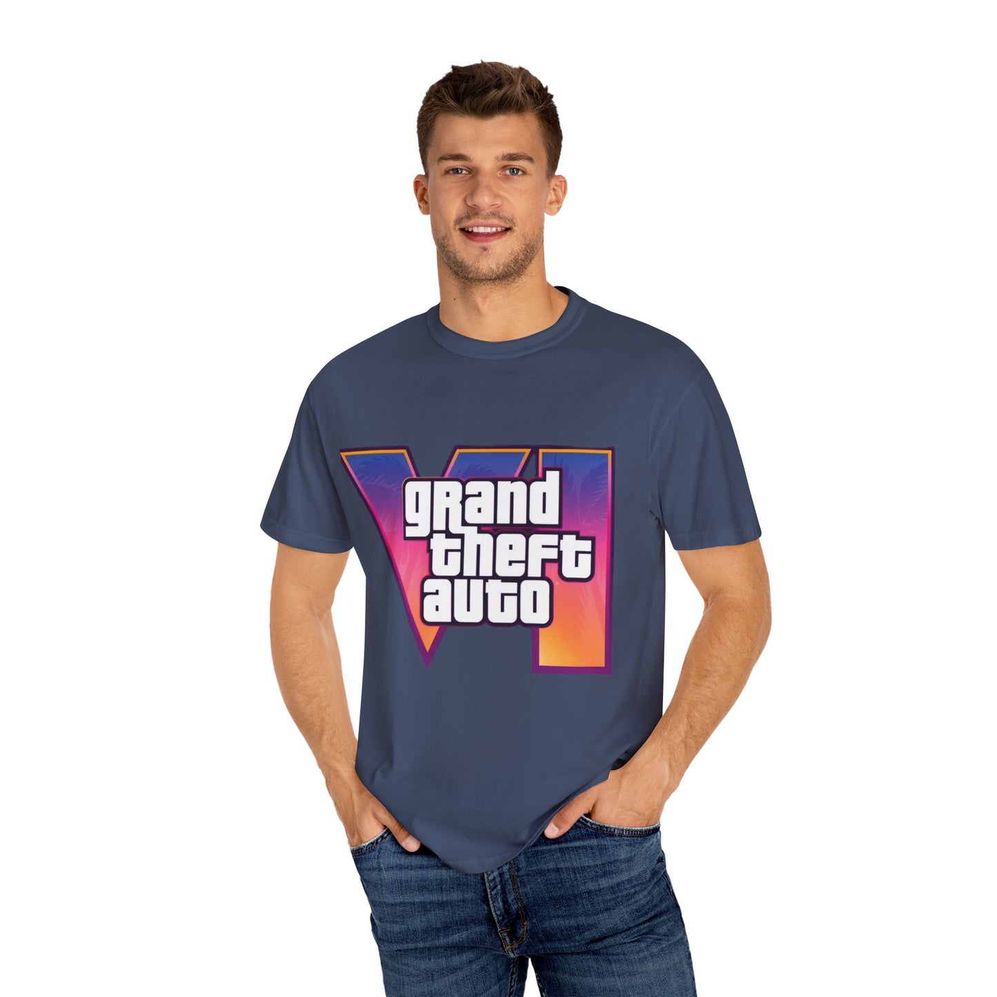 Vice City 6 Tee – VI Inspired Tshirt | Unisex Gamer Tee, Gift for Gamers, Casual Streetwear, Video Game Apparel, Game Night Must-Have