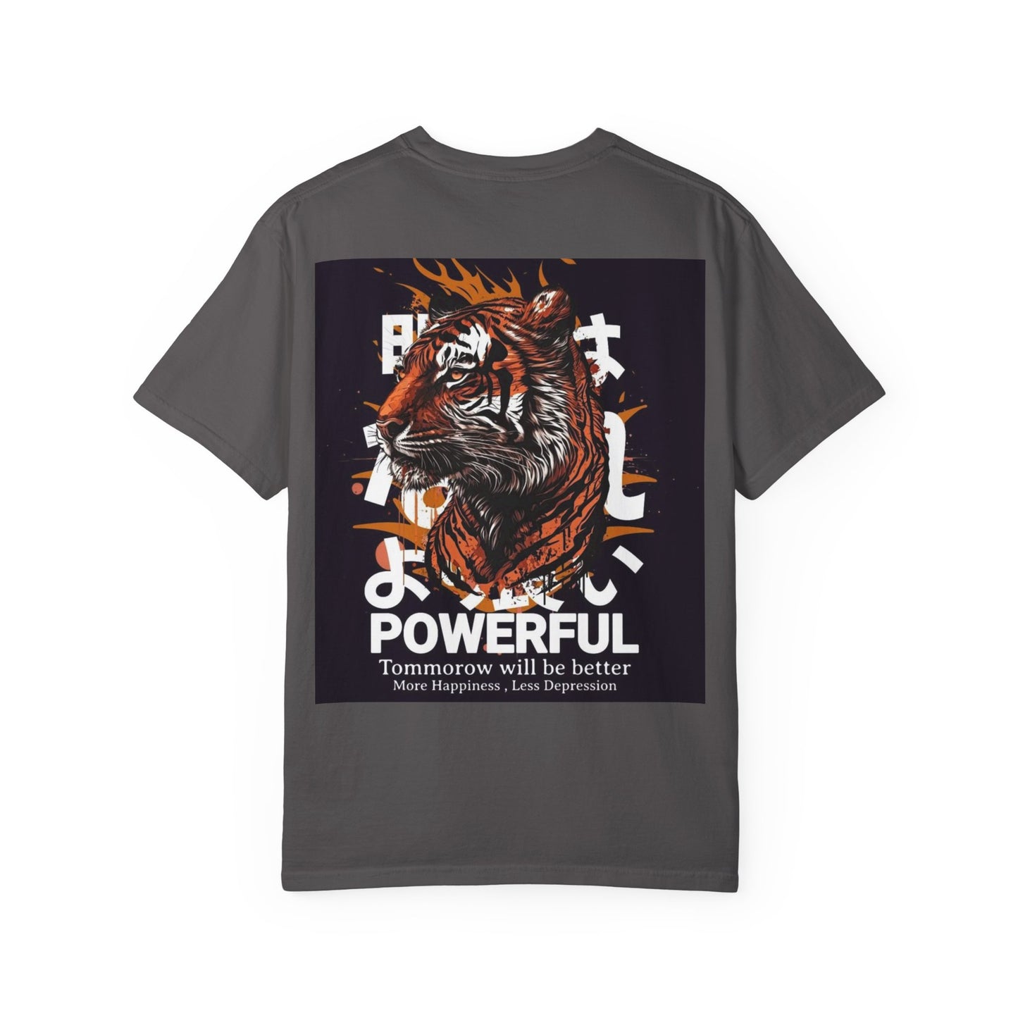 Empowering Tiger Graphic T-Shirt - Unisex Vintage Style Tee for Positive Vibes, Perfect Gift for Hope and Motivation