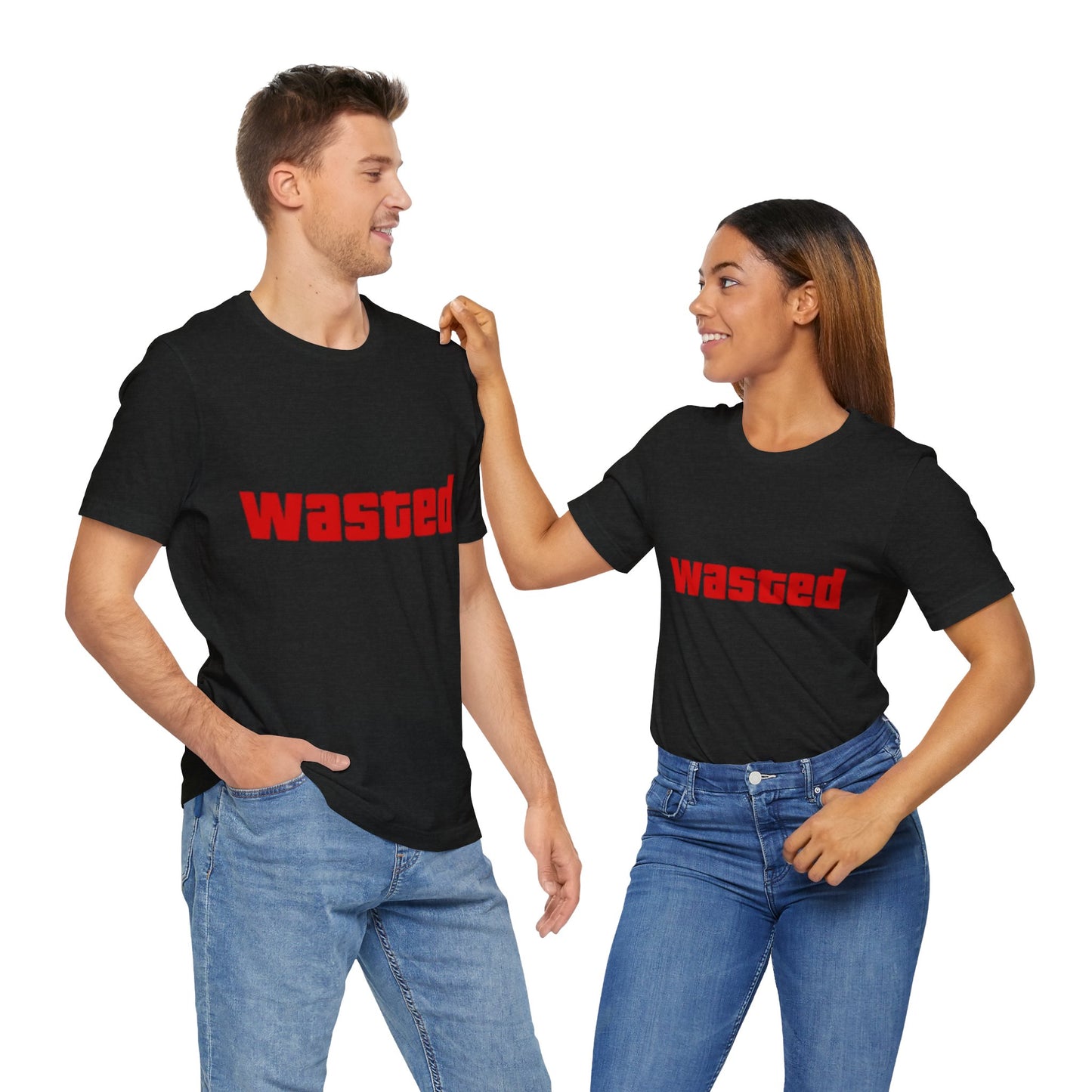Wasted Graphic Tee - Unisex Short Sleeve Shirt for Party Lovers, Funny Gift, Casual Wear, Comfortable Top, Weekend Vibes and Games