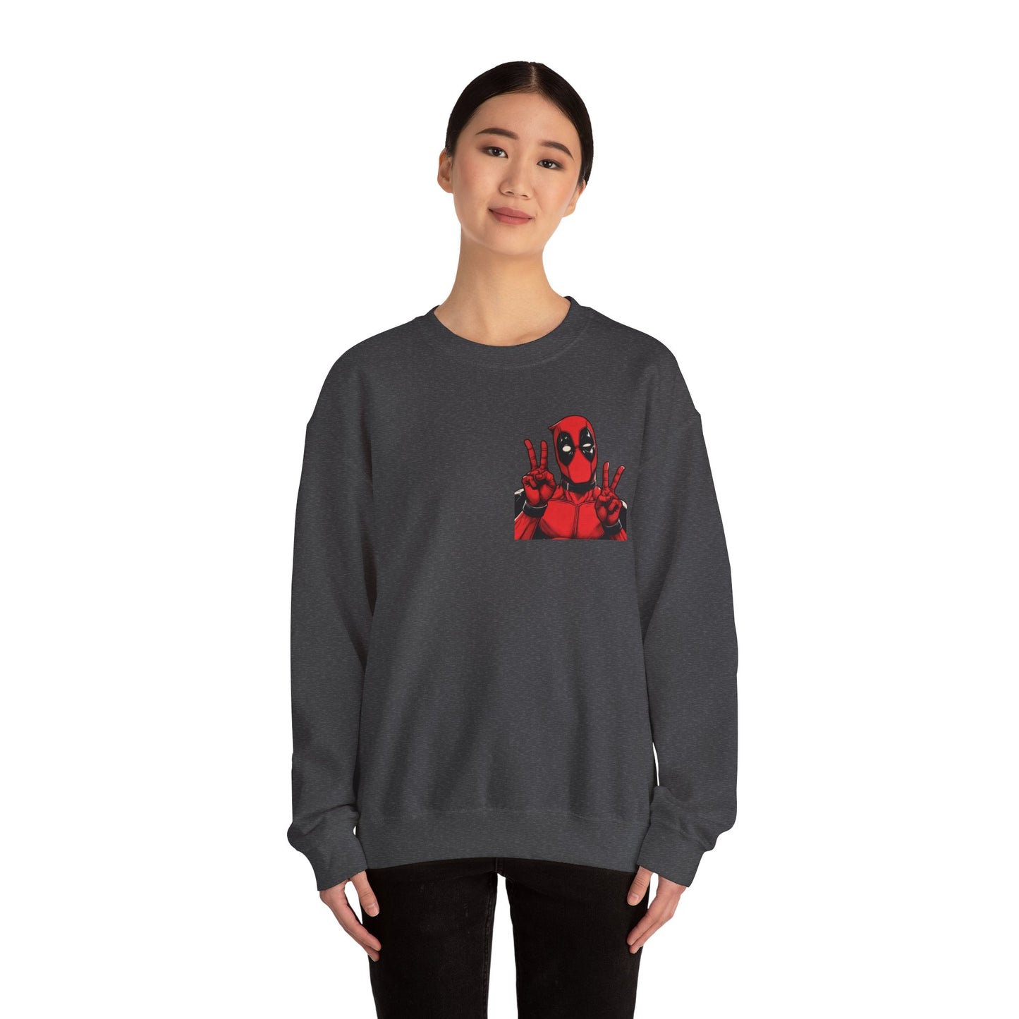 Deadpool Graphic Sweatshirt, Unisex Crewneck Sweatshirt for Comic Fans, Perfect for Casual Wear, Gift for Birthdays, Movie Nights, and [...]