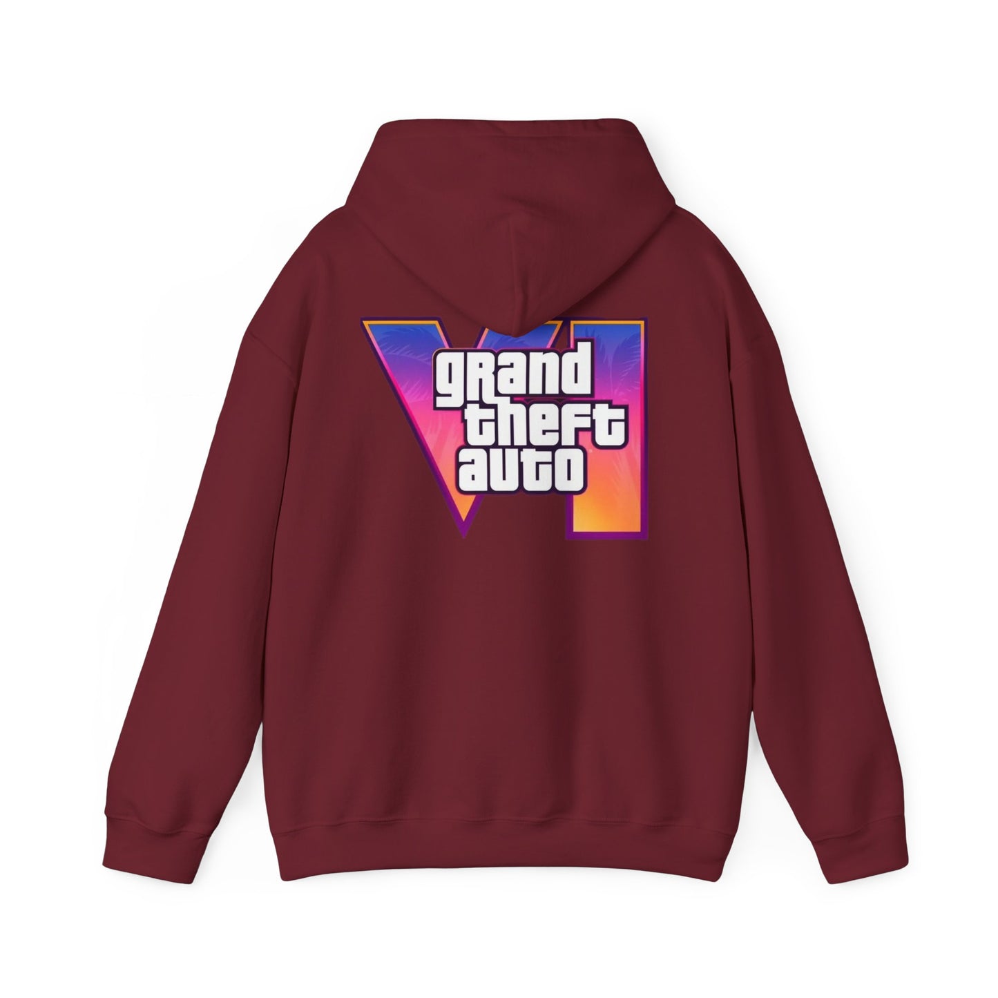 Gamer Hooded Sweatshirt | Unisex Heavy Blend™ | Retro Gaming Apparel, Gamer Gift, Video Game Hoodie, Grand Theft Auto Merch, Casual Wear