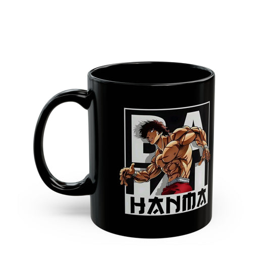Anime Inspired Black Mug for Coffee Lovers, Unique Gift for Birthdays, Collectors, and Anime Fans